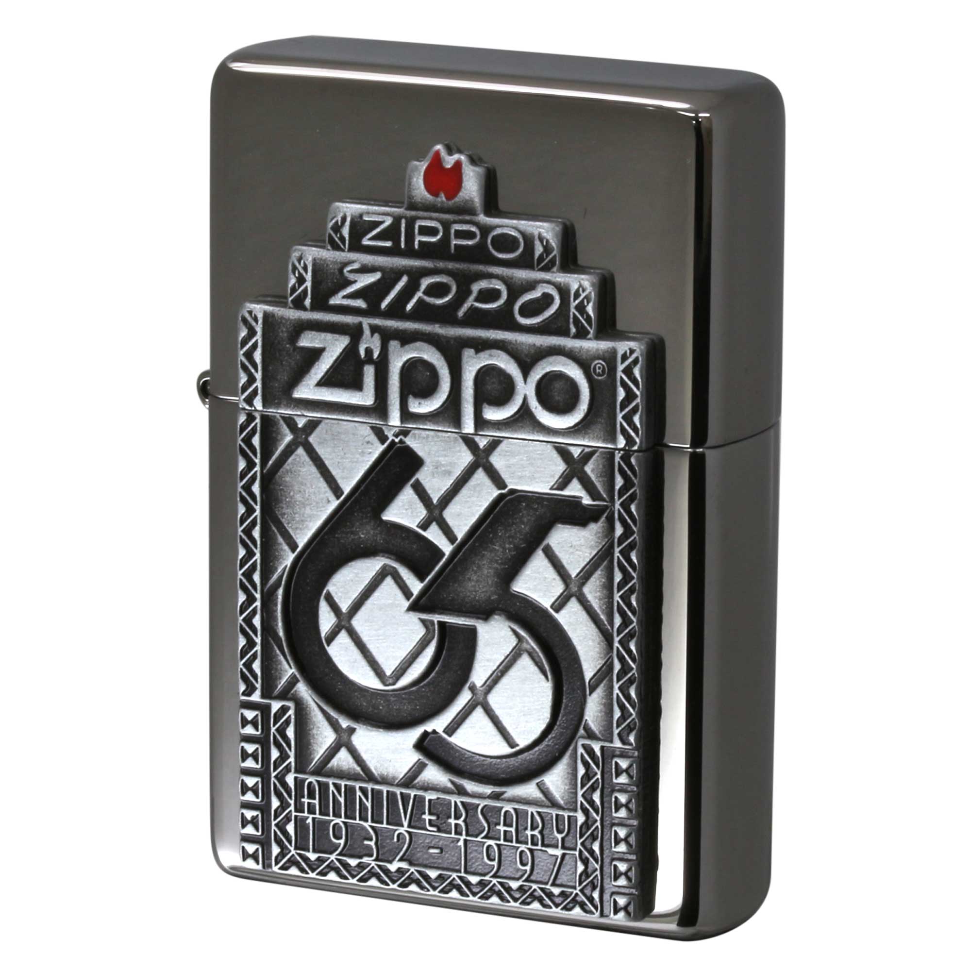 絶版/ヴィンテージ Zippo ジッポー 中古 2015年製造 260.25 65TH ANNIVERSARY ジッポーコレクション フラットトップ  [N]未使用・新品