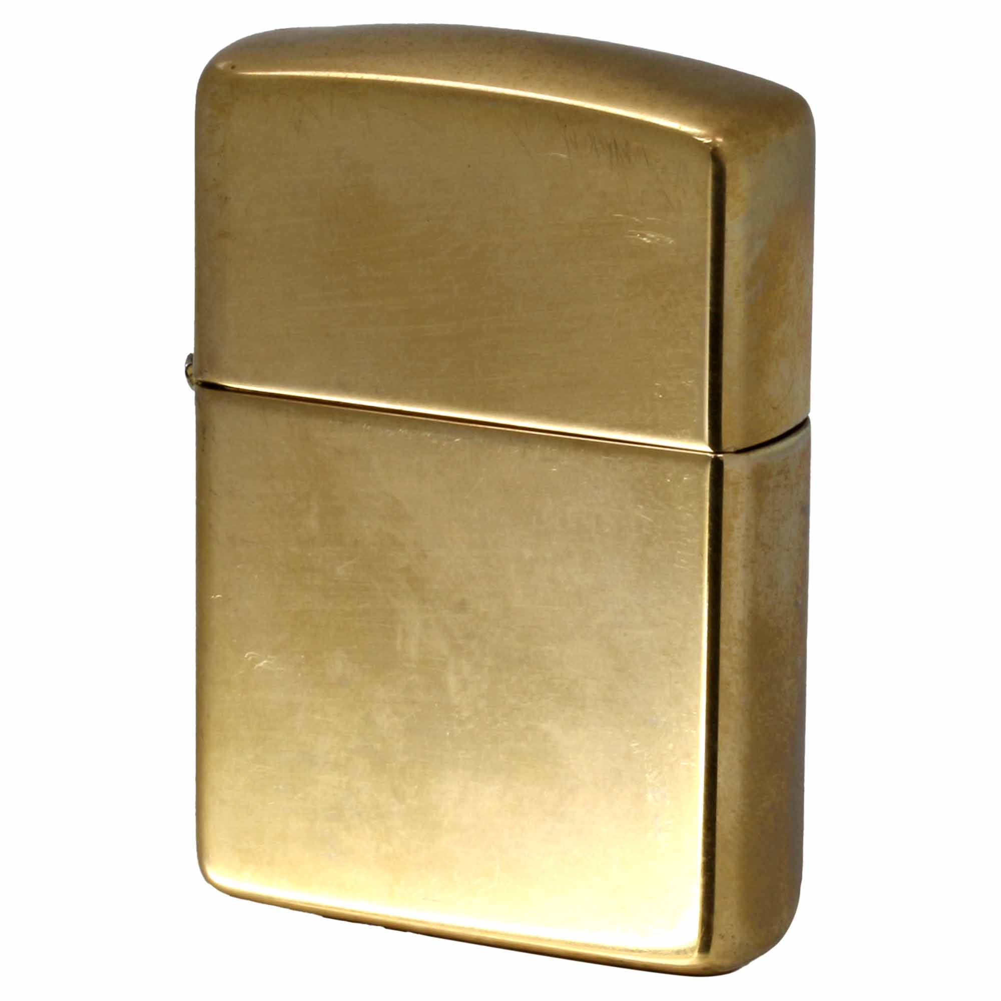 絶版/ヴィンテージ Zippo ジッポー 中古 2022年製造 アーマー ブラス ARMOR High Polish Brass No.169  [A]使用感少なく状態が良い