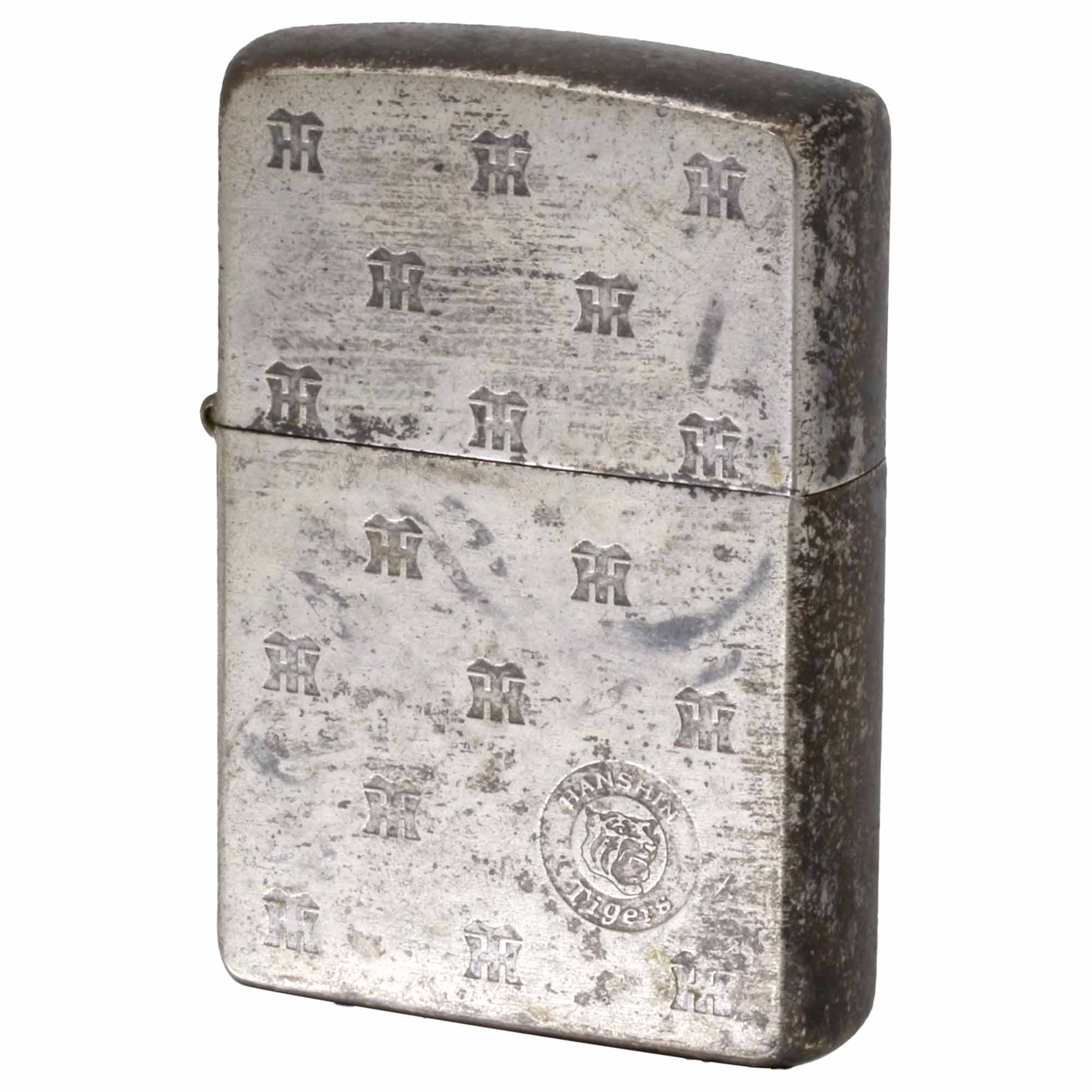 絶版/ヴィンテージ Zippo ジッポー 中古 2003年製造 阪神タイガース モノグラム  [C]使用感あり傷汚れあり