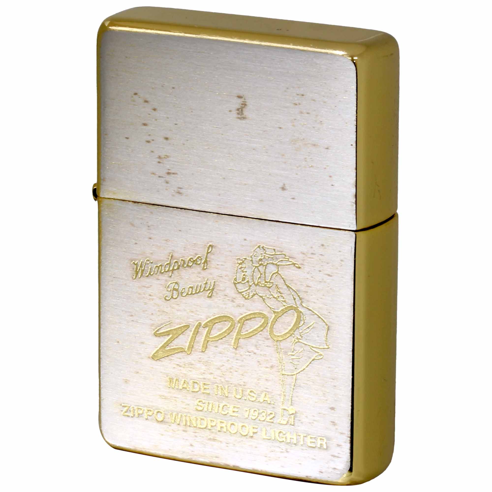 絶版/ヴィンテージ Zippo ジッポー 中古 1995年製造 1937レプリカ フラットトップ ウインディ Windy SG  [A]使用感少なく状態が良い