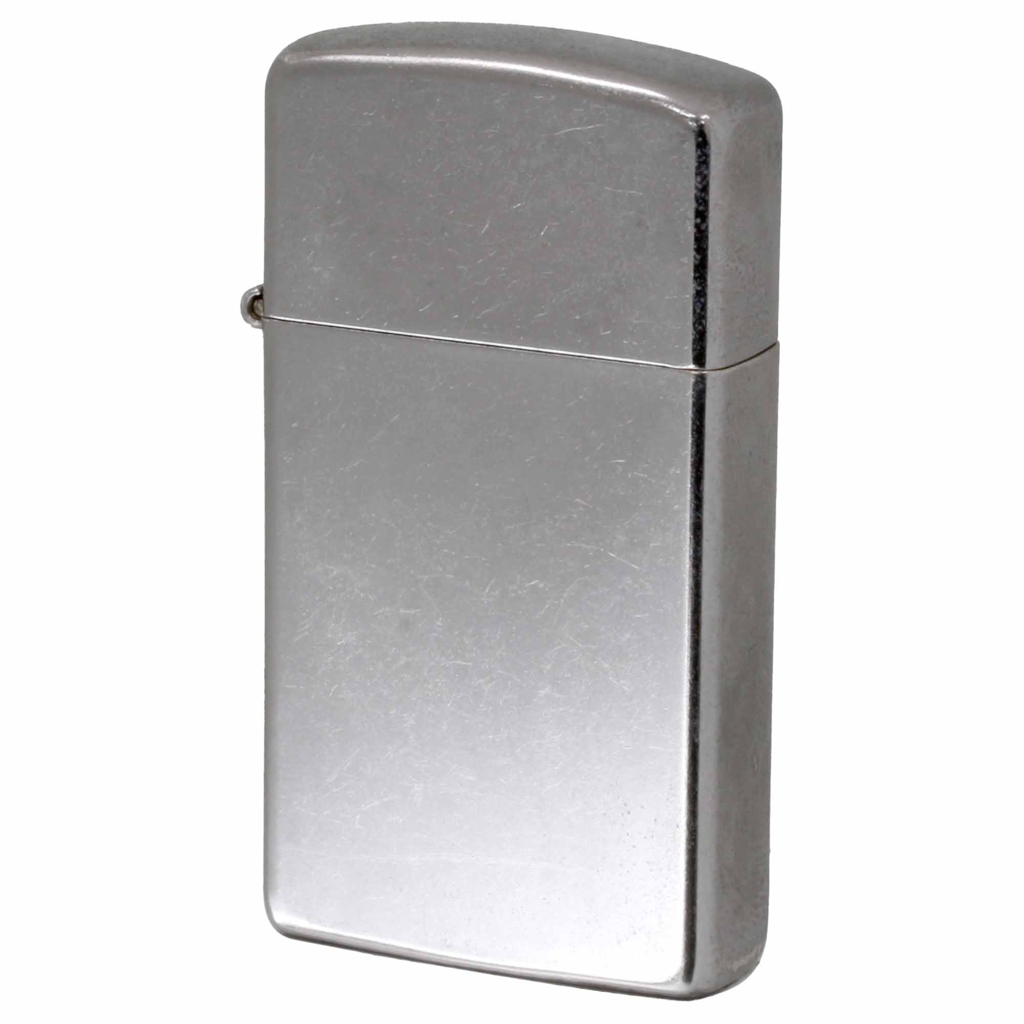 絶版/ヴィンテージ Zippo ジッポー 中古 2021年製造 ストリートクローム スリム Street Chrome Slim No.1607  [A]使用感少なく状態が良い