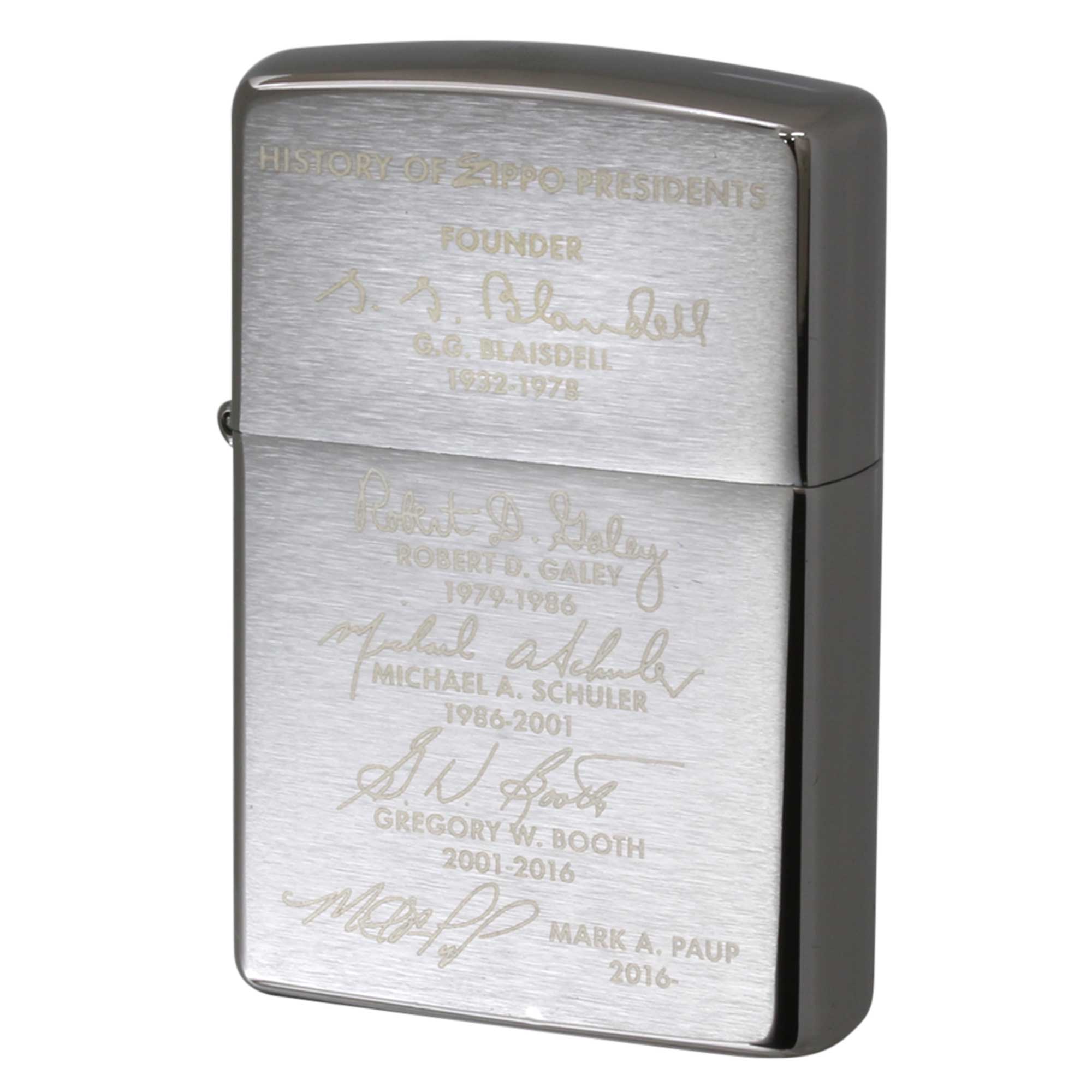 絶版/ヴィンテージ Zippo ジッポー 中古 2018年製造 200 PLANETA ZIPPO PRESIDENTS 109号  [S]ほぼ新品同様