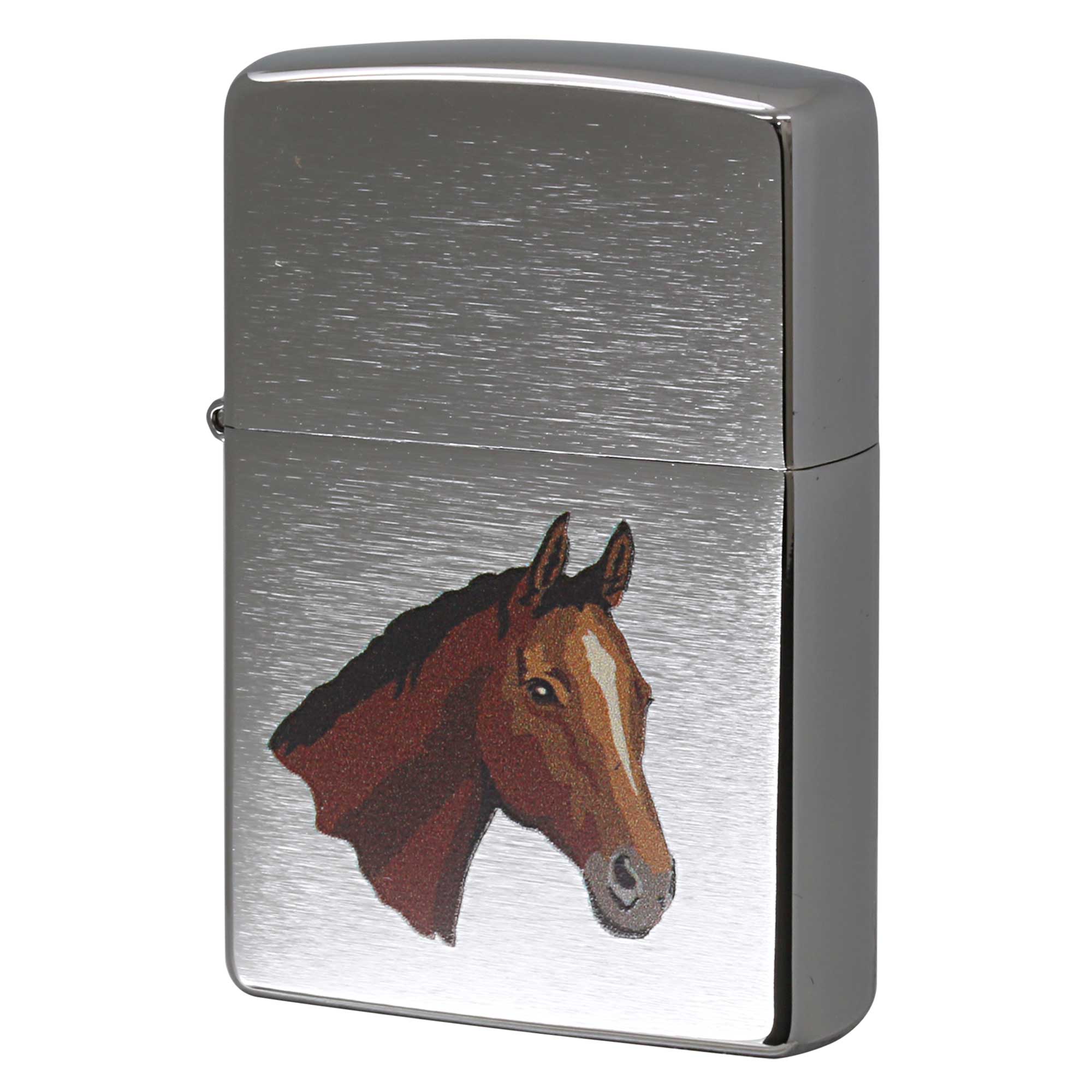 絶版/ヴィンテージ Zippo ジッポー 中古 2017年製造 200 PLANETA HORSE 88号  [N]未使用・新品