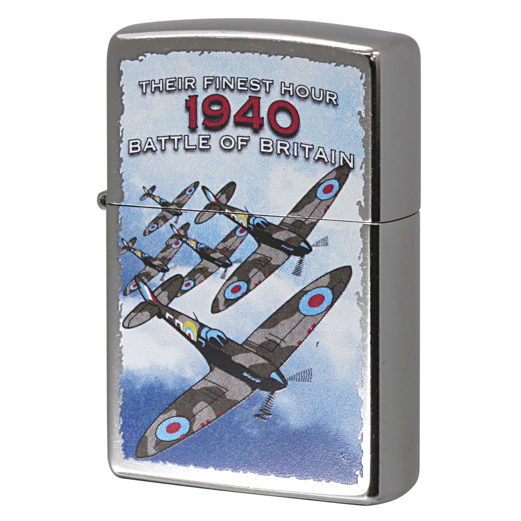 絶版/ヴィンテージ Zippo ジッポー 中古 2018年製造 207 PLANETA BATTLE BRITAIN2 97号  [N]未使用・新品