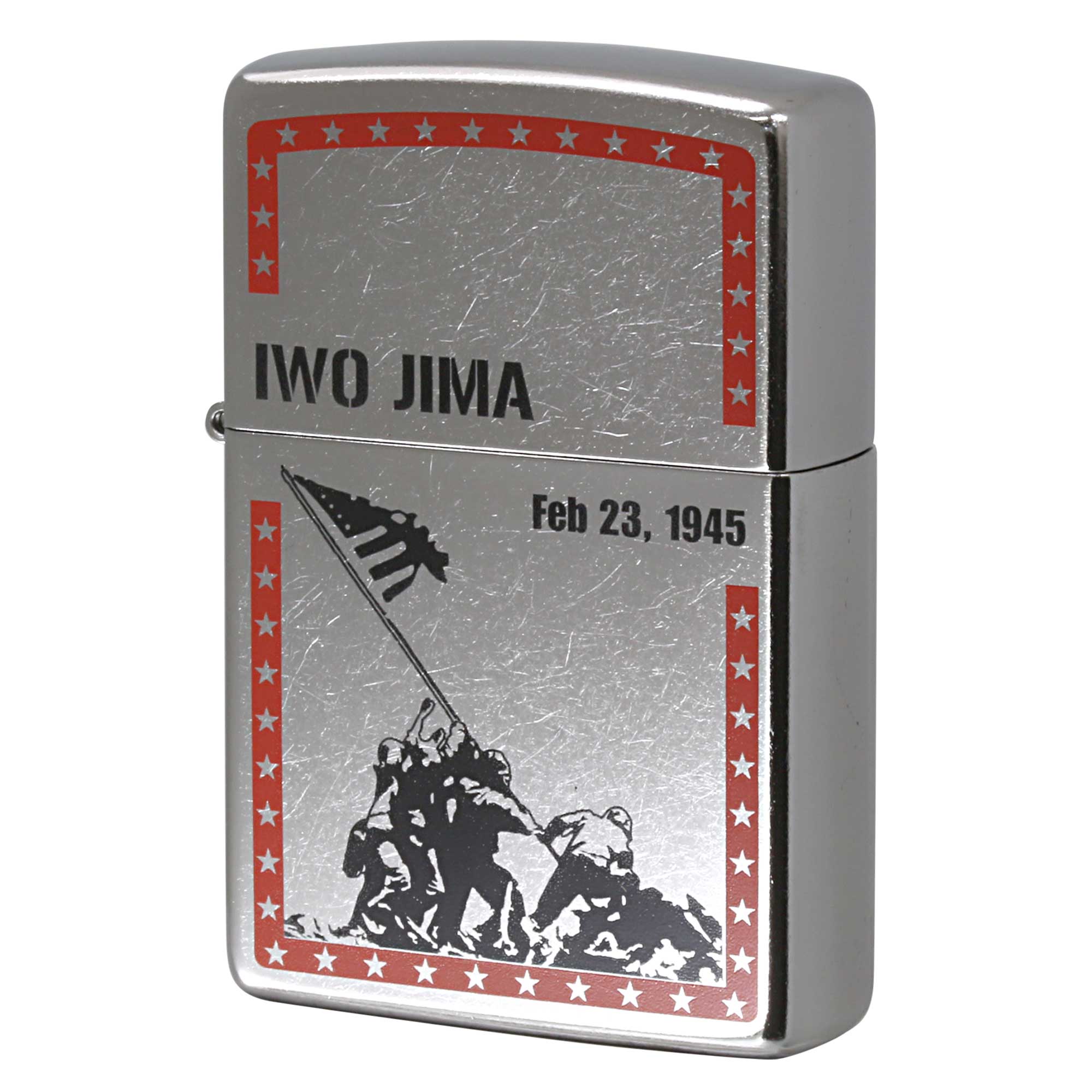 絶版/ヴィンテージ Zippo ジッポー 中古 2018年製造 205 PLANETA IWO JIMA 93号  [N]未使用・新品