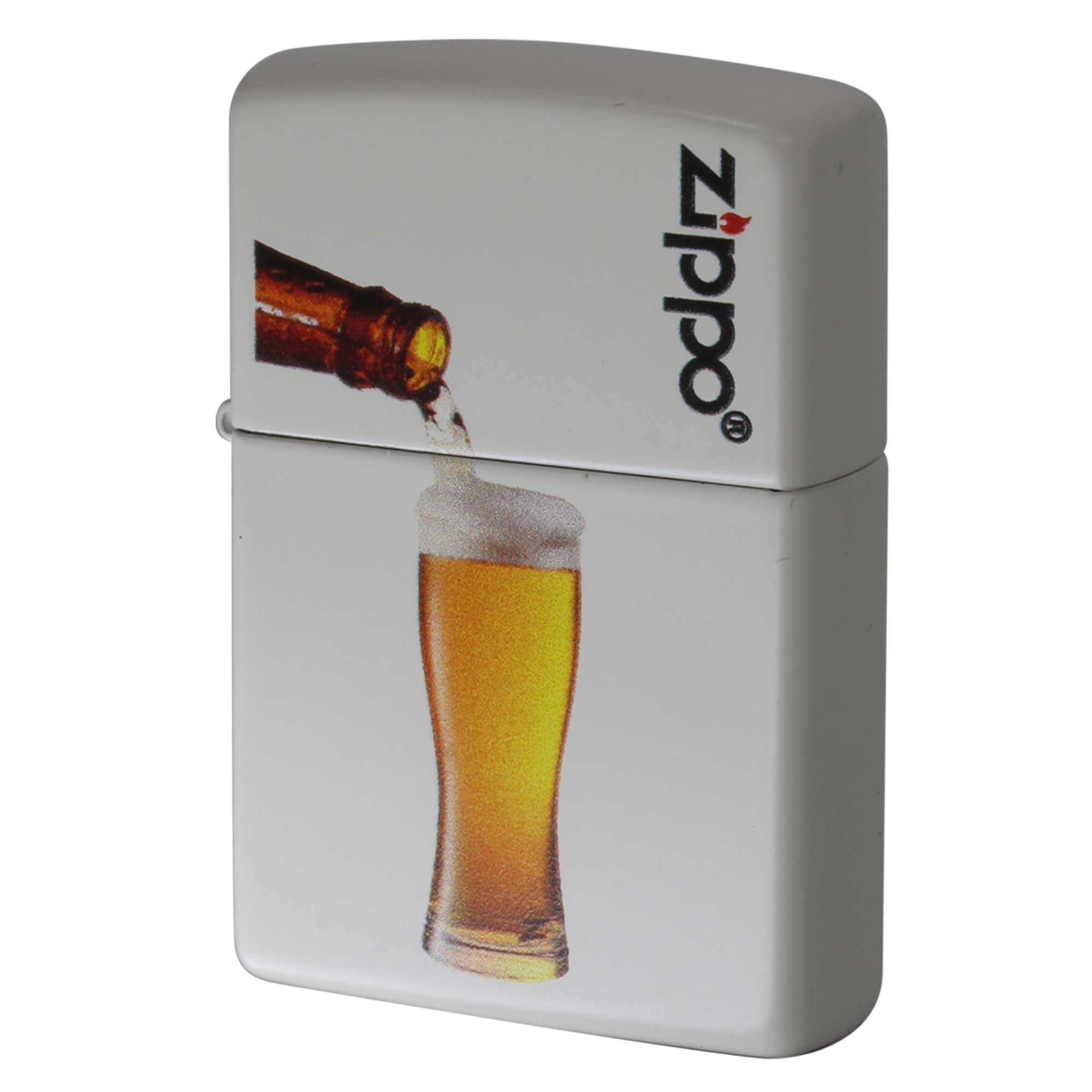 絶版/ヴィンテージ Zippo ジッポー 中古 2017年製造 214 PLANETA BEER GLASS 90号  [N]未使用・新品