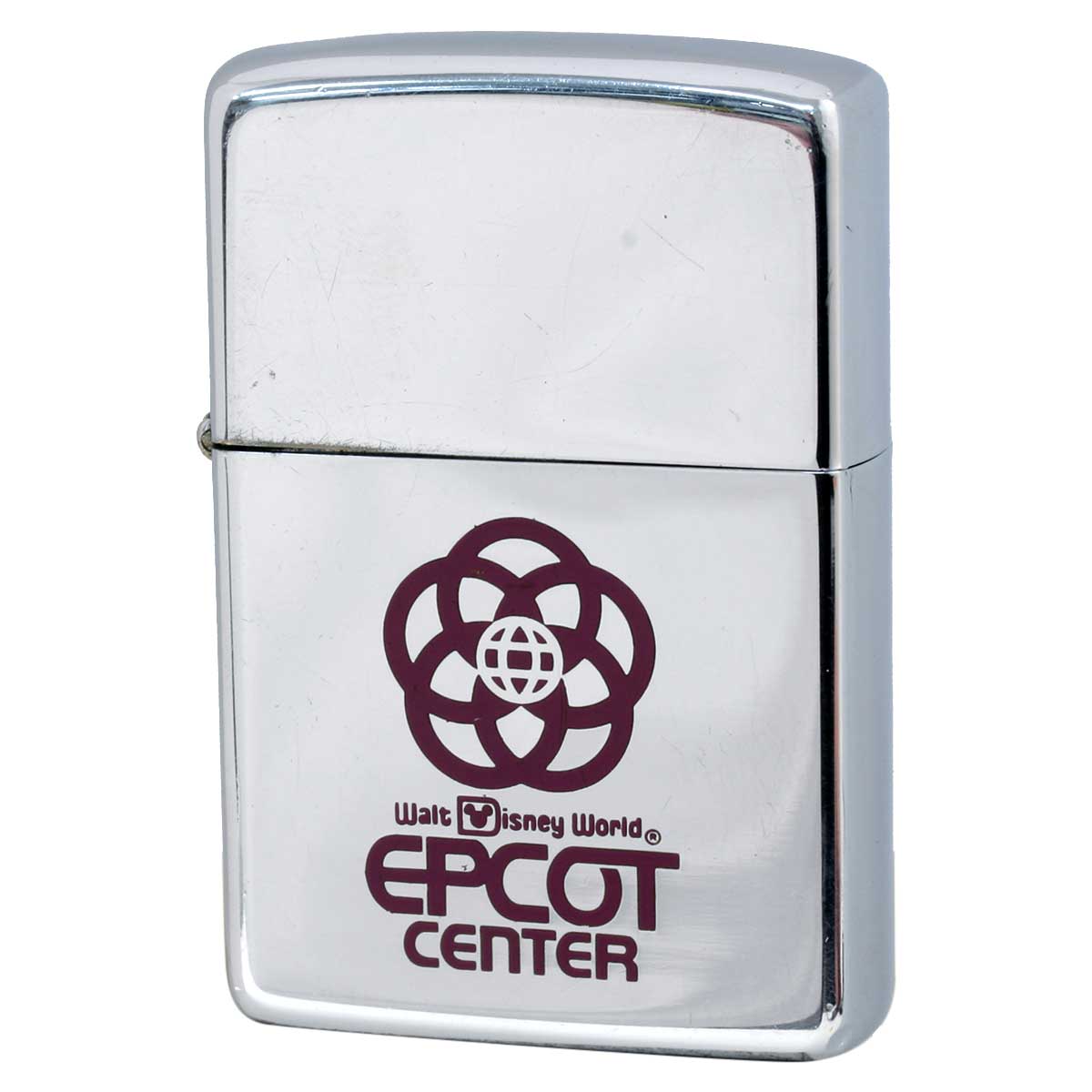 絶版/ヴィンテージ Zippo ジッポー 中古 1982年製造 Walt Disney World Epcot Center  [C]使用感あり傷汚れあり