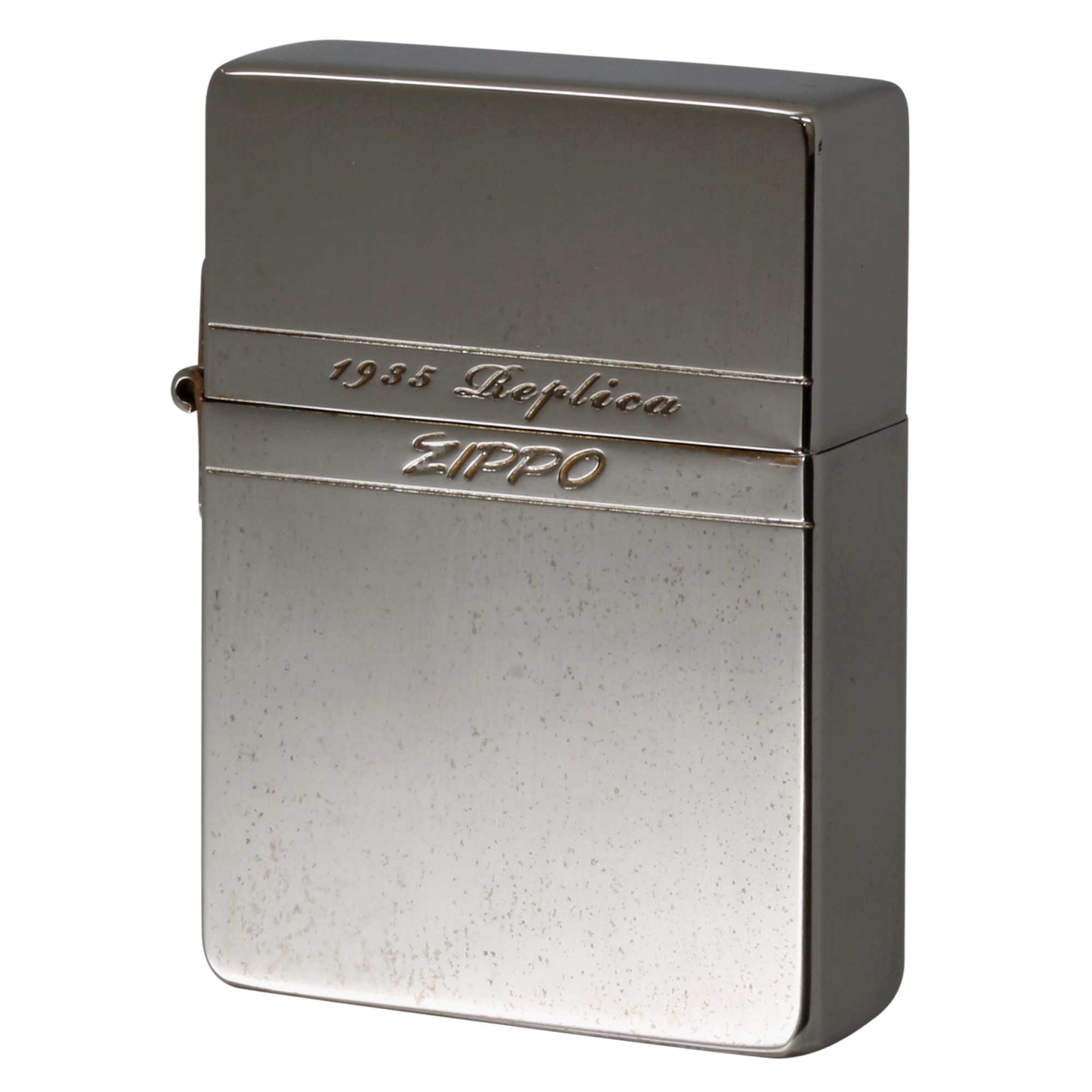 絶版/ヴィンテージ Zippo ジッポー 中古 2011年製造 1935レプリカ ミラーライン SV  [A]使用感少なく状態が良い