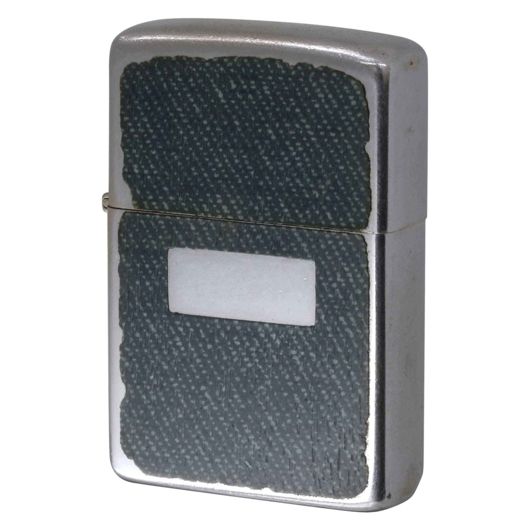 絶版/ヴィンテージ Zippo ジッポー 中古 1976年製造 ジーニングモデル Denim Texture  [C]使用感あり傷汚れあり