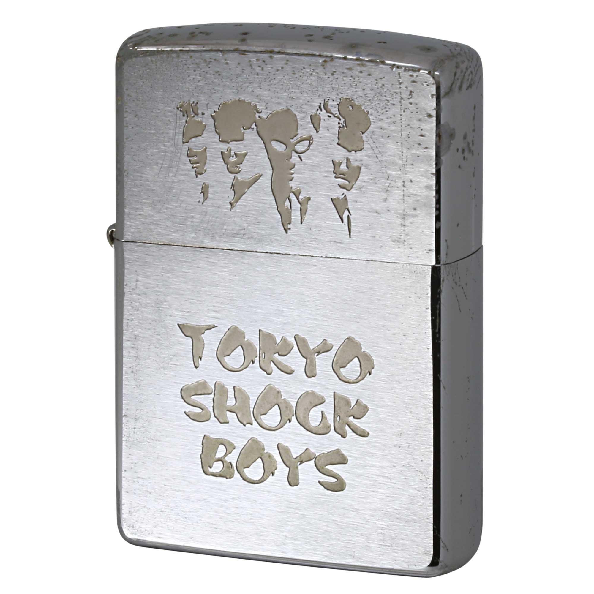 絶版/ヴィンテージ Zippo ジッポー 中古 2000年製造 TOKYO SHOCK BOYS 電撃ネットワーク  [C]使用感あり傷汚れあり