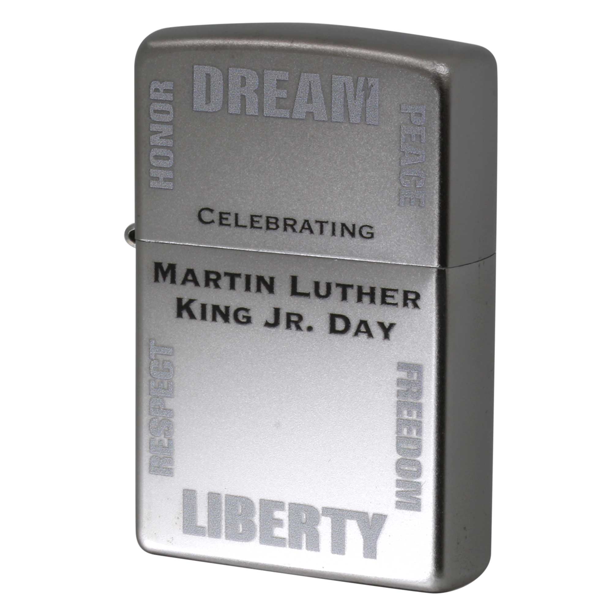 絶版/ヴィンテージ Zippo ジッポー 中古 2016年製造 205 PLANETA MARTIN LUTHER KING 57号  [N]未使用・新品