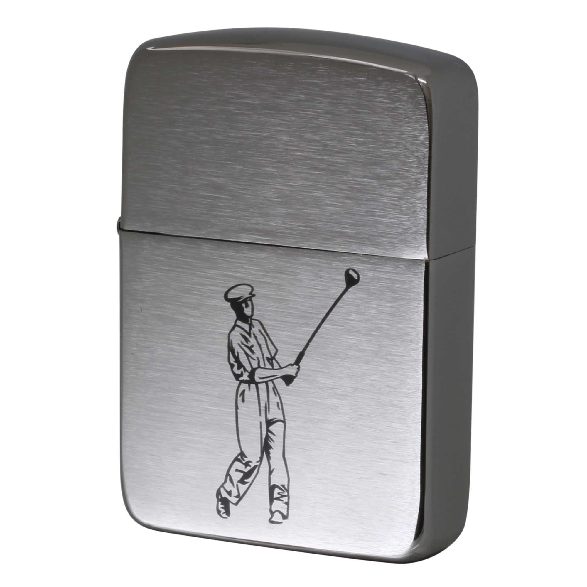 絶版/ヴィンテージ Zippo ジッポー 中古 2015年製造 1941レプリカ GOLF 35号  [N]未使用・新品