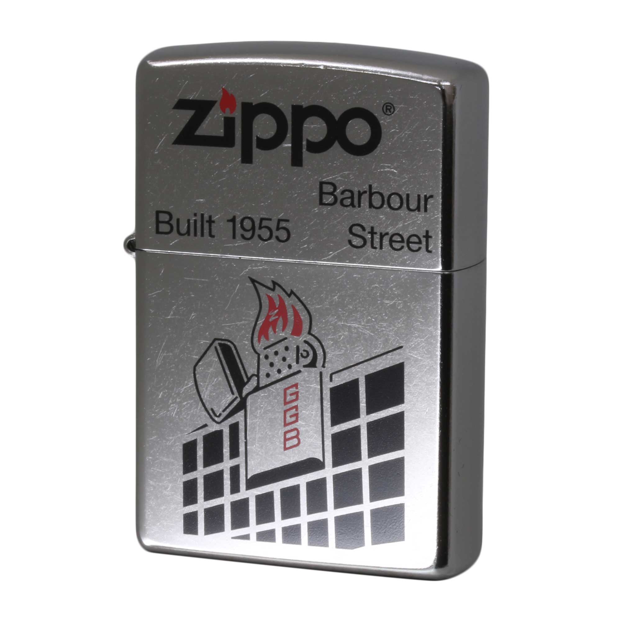 絶版/ヴィンテージ Zippo ジッポー 中古 2015年製造 207 PLANETA Barbour Street 18号  [N]未使用・新品