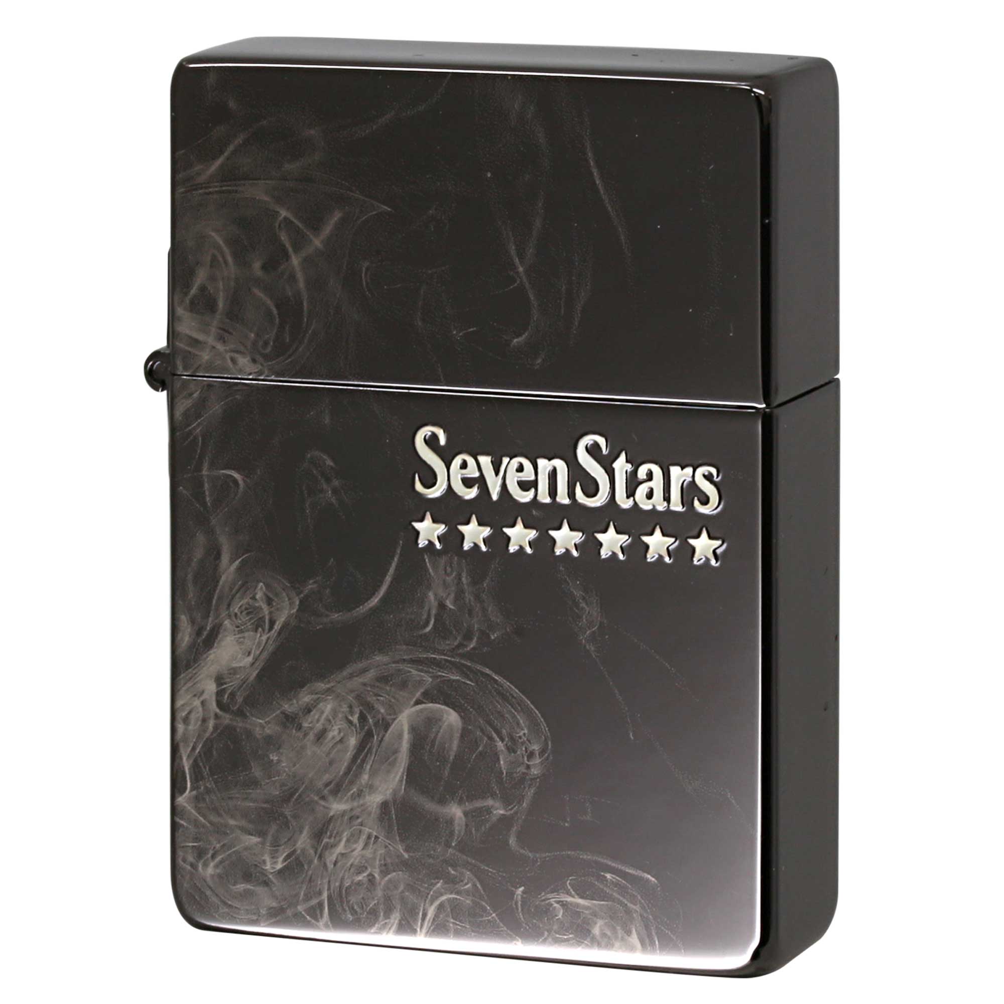 絶版/ヴィンテージ Zippo ジッポー 中古 2014年製造 Seven Stars セブンスター JT 懸賞品 当選  Black Smoke Edition 1935レプリカ モデル  [N]未使用・新品