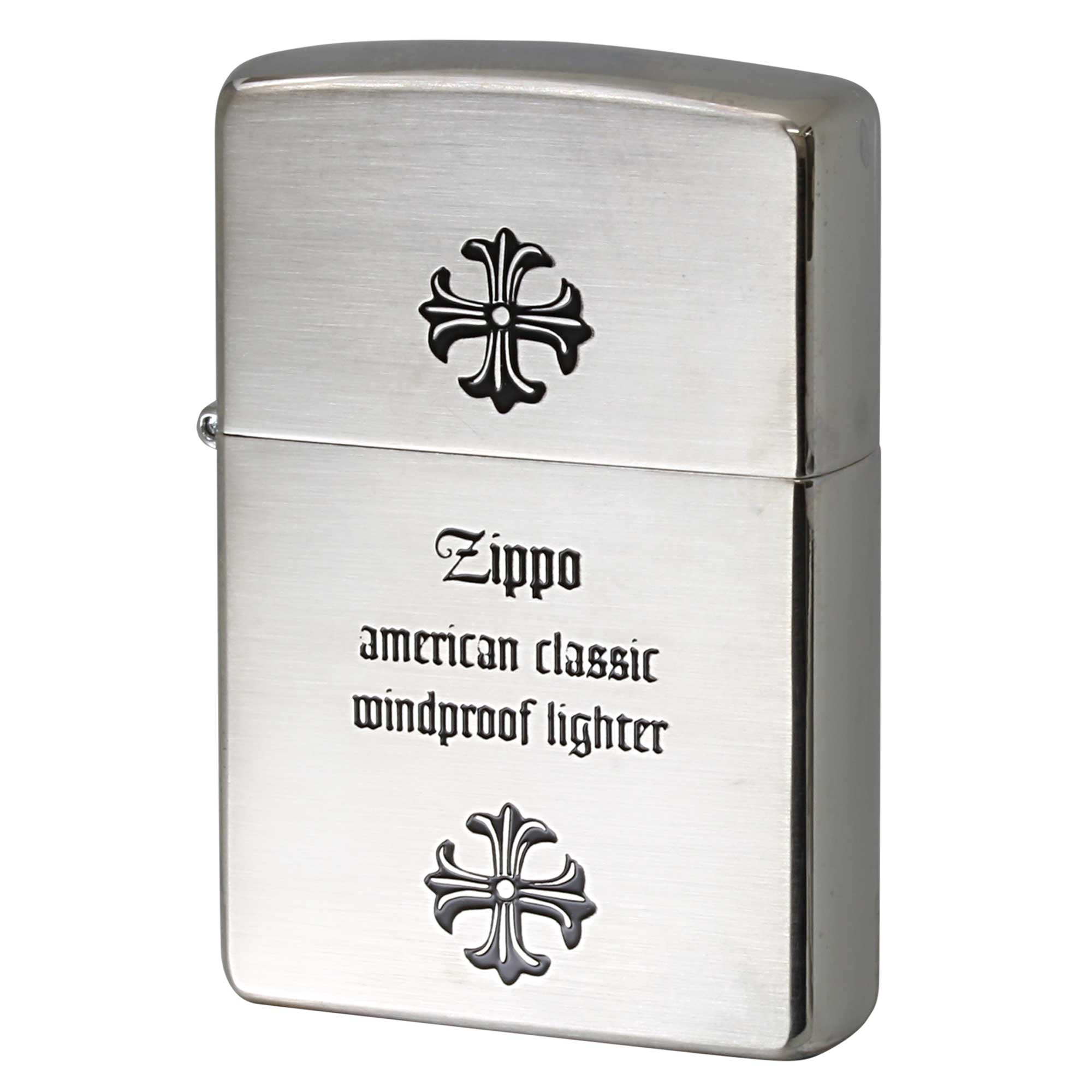 絶版/ヴィンテージ Zippo ジッポー 中古 2002年製造 American Classic Closs アメリカン クラシック クロス  [S]ほぼ新品同様