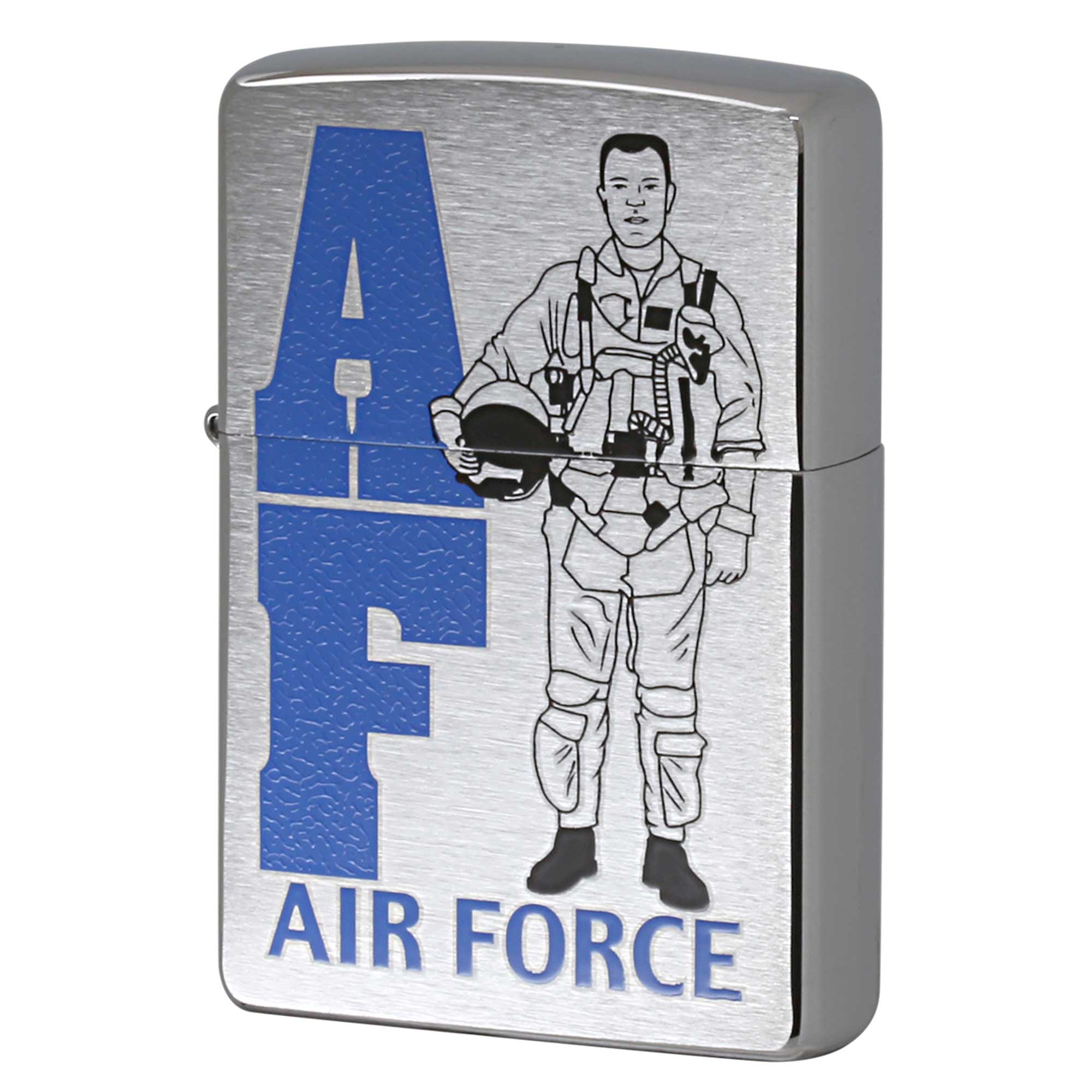 絶版/ヴィンテージ Zippo ジッポー 中古 2007年製造 AF Air Force パイロット 21102  [N]未使用・新品