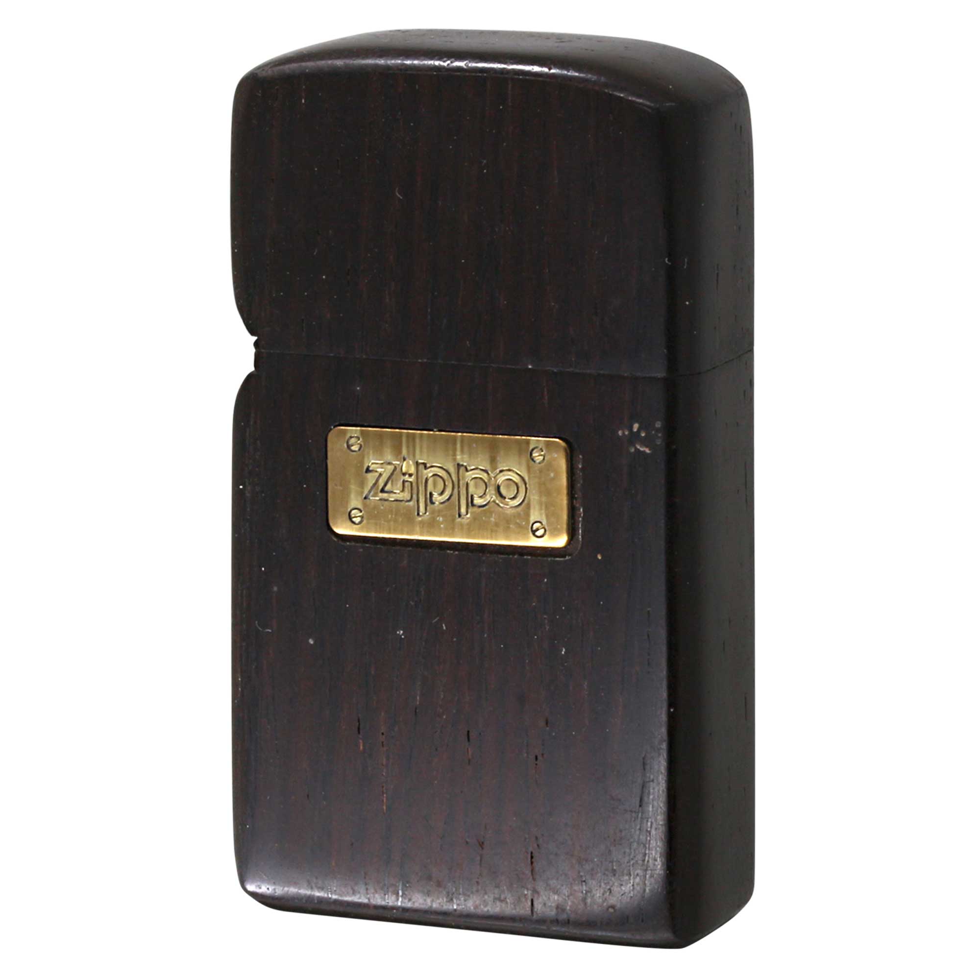 絶版/ヴィンテージ Zippo ジッポー 中古 1992年製造 SLIM No.1610WN 木巻き スリム  [C]使用感あり傷汚れあり