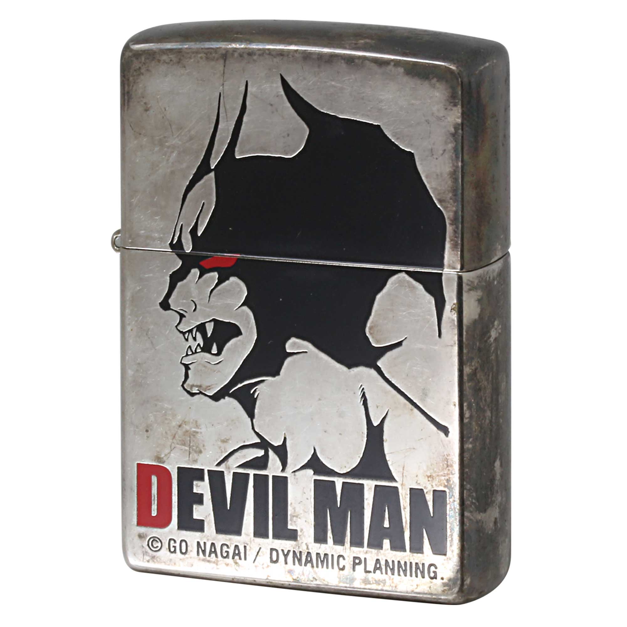 絶版/ヴィンテージ Zippo ジッポー 中古 1996年製造 DEVIL MAN デビルマン サイドフェイス  [C]使用感あり傷汚れあり