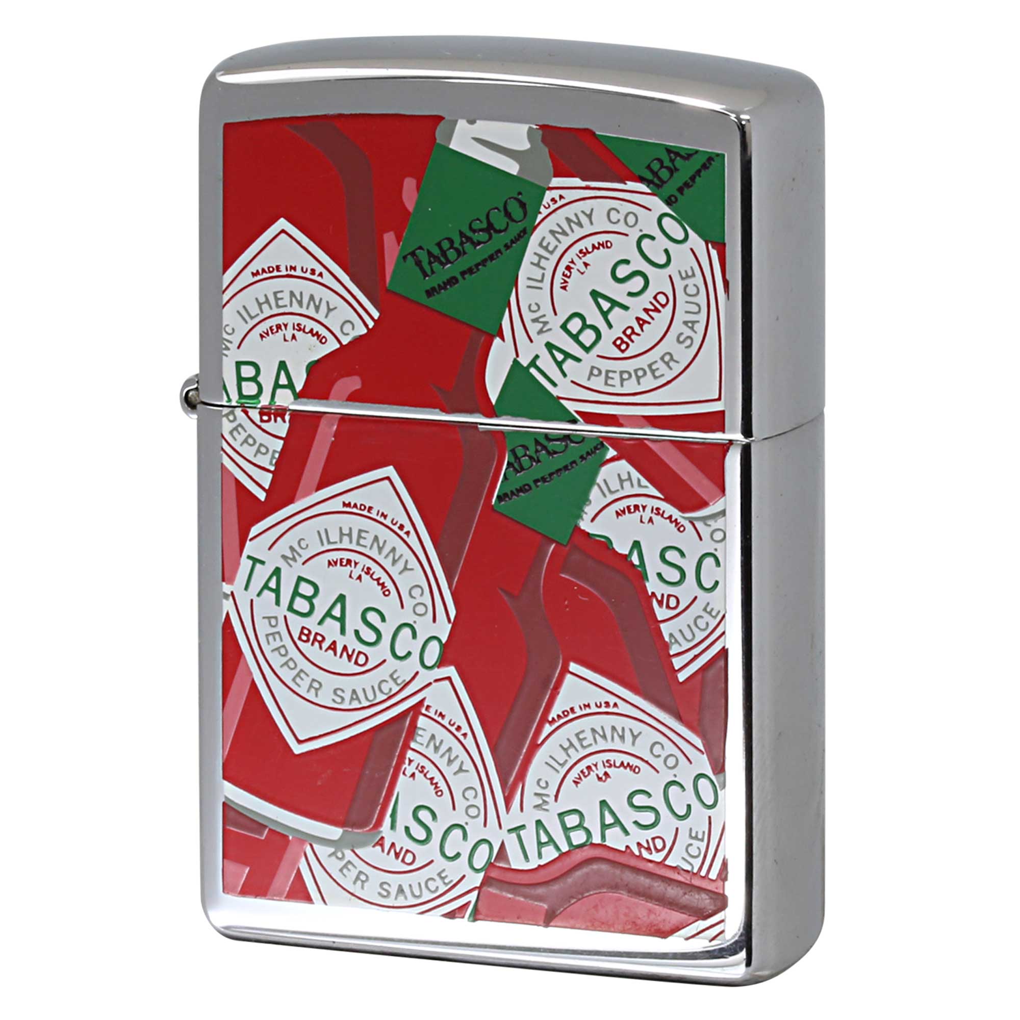 絶版/ヴィンテージ Zippo ジッポー 中古 1997年製造 TABASCO タバスコ  [B]使用感ありやや傷汚れあり
