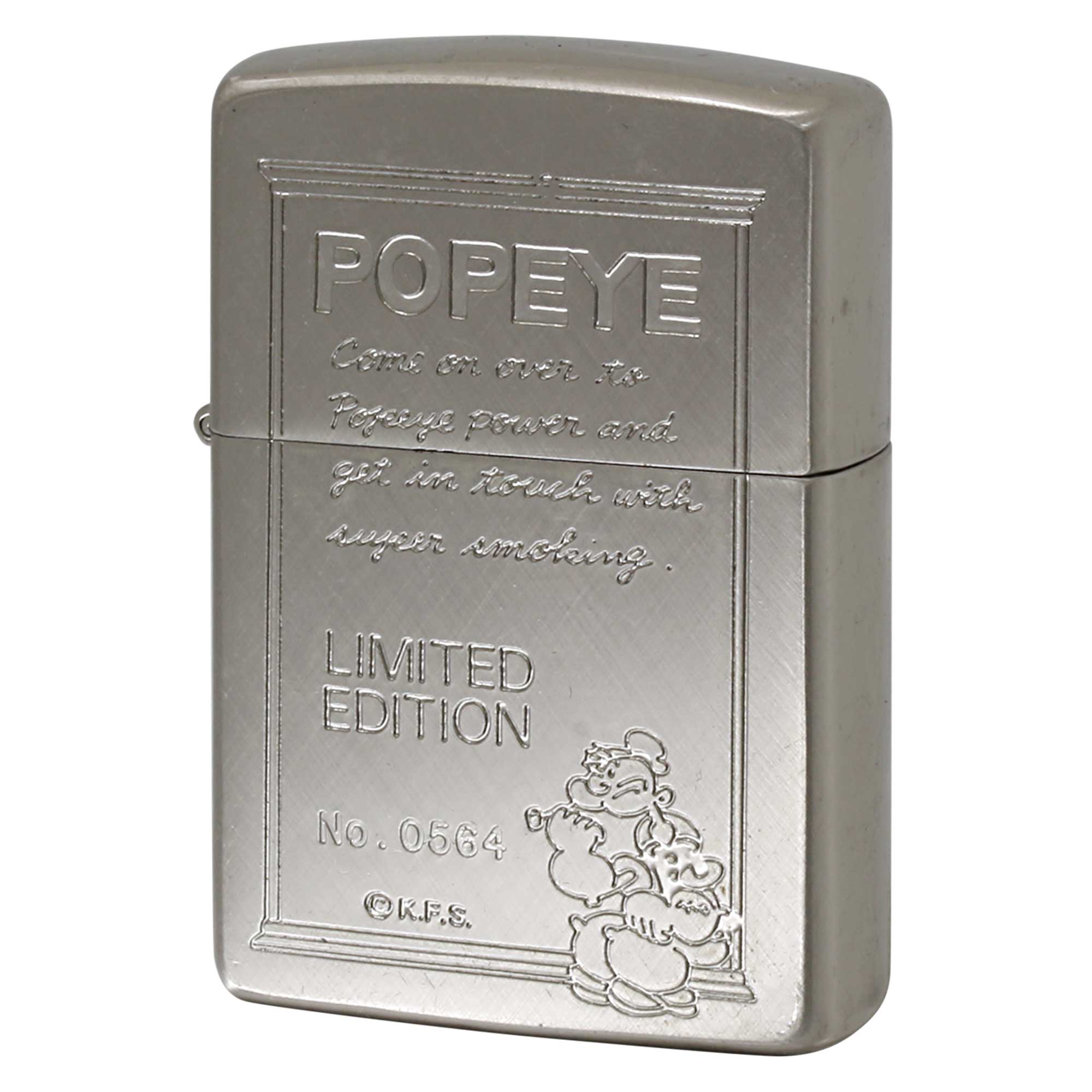 絶版/ヴィンテージ Zippo ジッポー 中古 1994年製造 限定 ポパイ POPEYE Limited Editio No.0564  [A]使用感少なく状態が良い