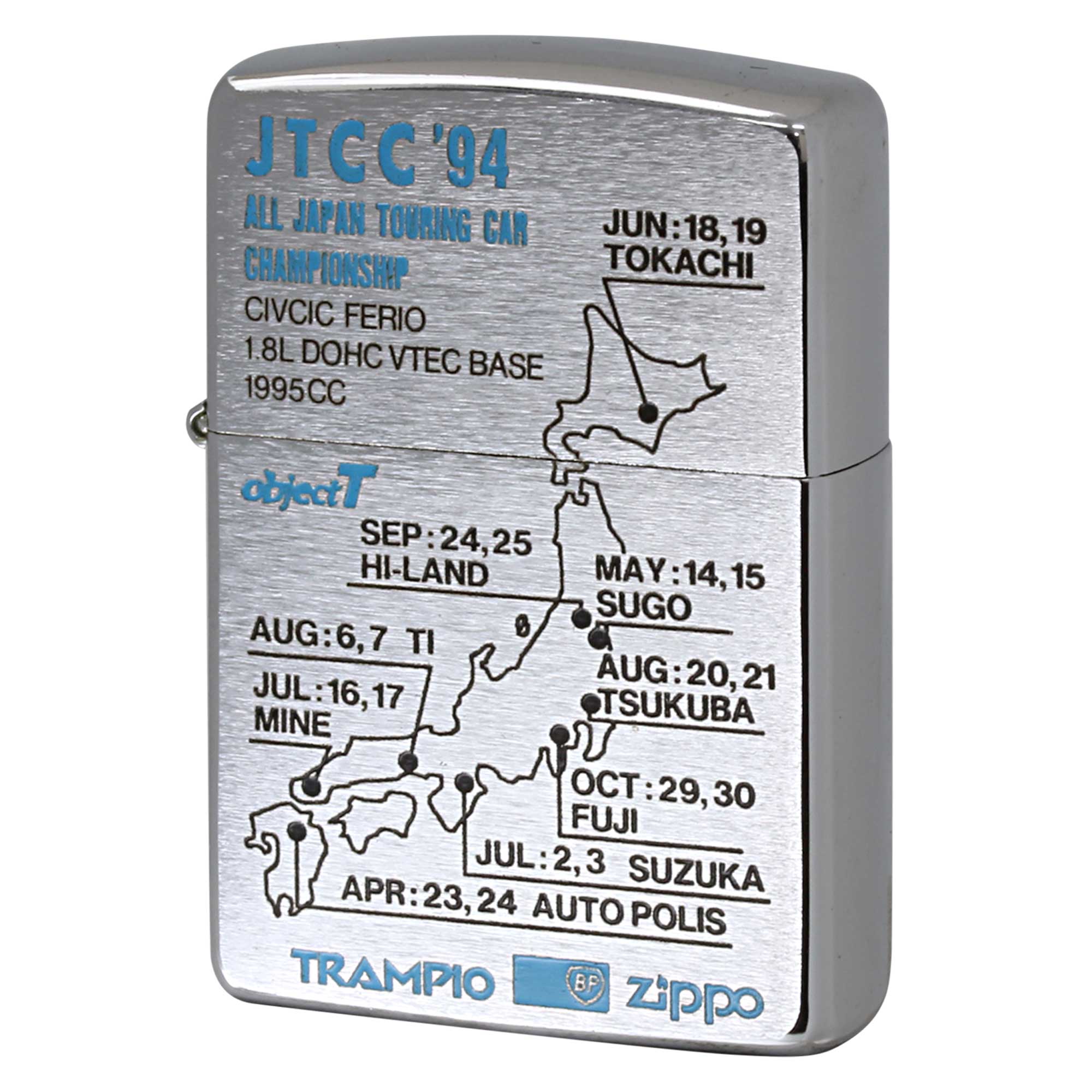 絶版/ヴィンテージ Zippo ジッポー 中古 1994年製造 JTCC'94 CAR CHAMPIONSHIP 全日本ツーリングカー選手権  [A]使用感少なく状態が良い