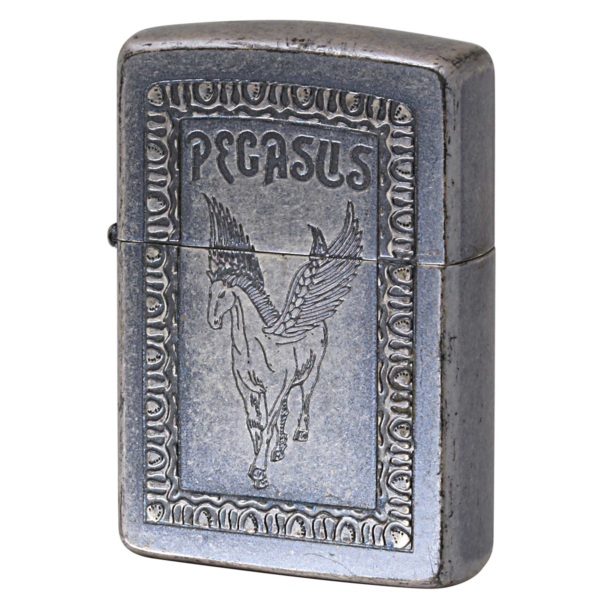 絶版/ヴィンテージ Zippo ジッポー 中古 1994年製造 限定1,000個 ペガサス Pegasus No.0142  [C]使用感あり傷汚れあり