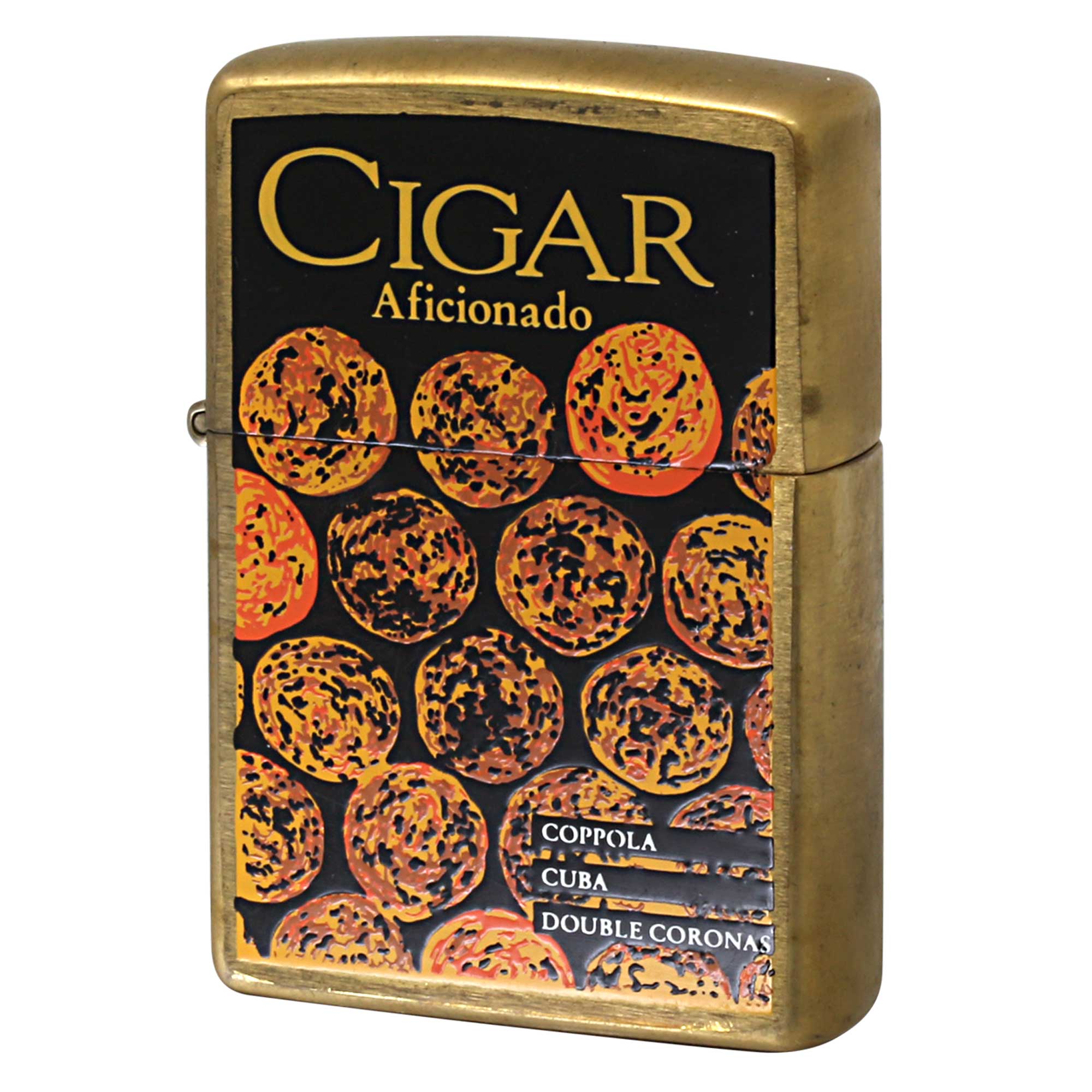 絶版/ヴィンテージ Zippo ジッポー 中古 1996年製造 CIGAR Aficionado アメリカの高級ライフスタイル・シガー専門雑誌  [C]使用感あり傷汚れあり