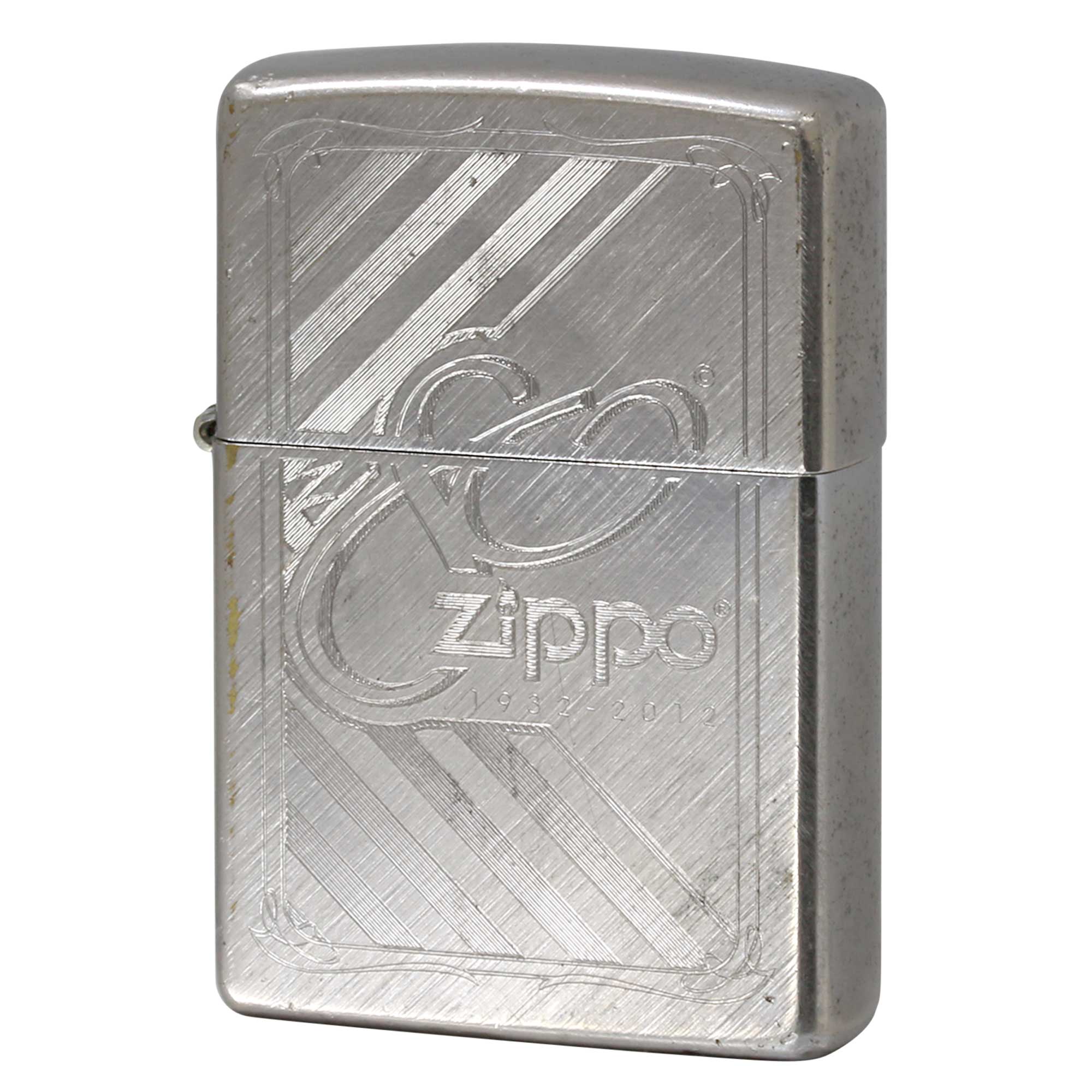絶版/ヴィンテージ Zippo ジッポー 中古 2014年製造 28182 PLANETA 80TH ANNIVERSARY 4号  [C]使用感あり傷汚れあり