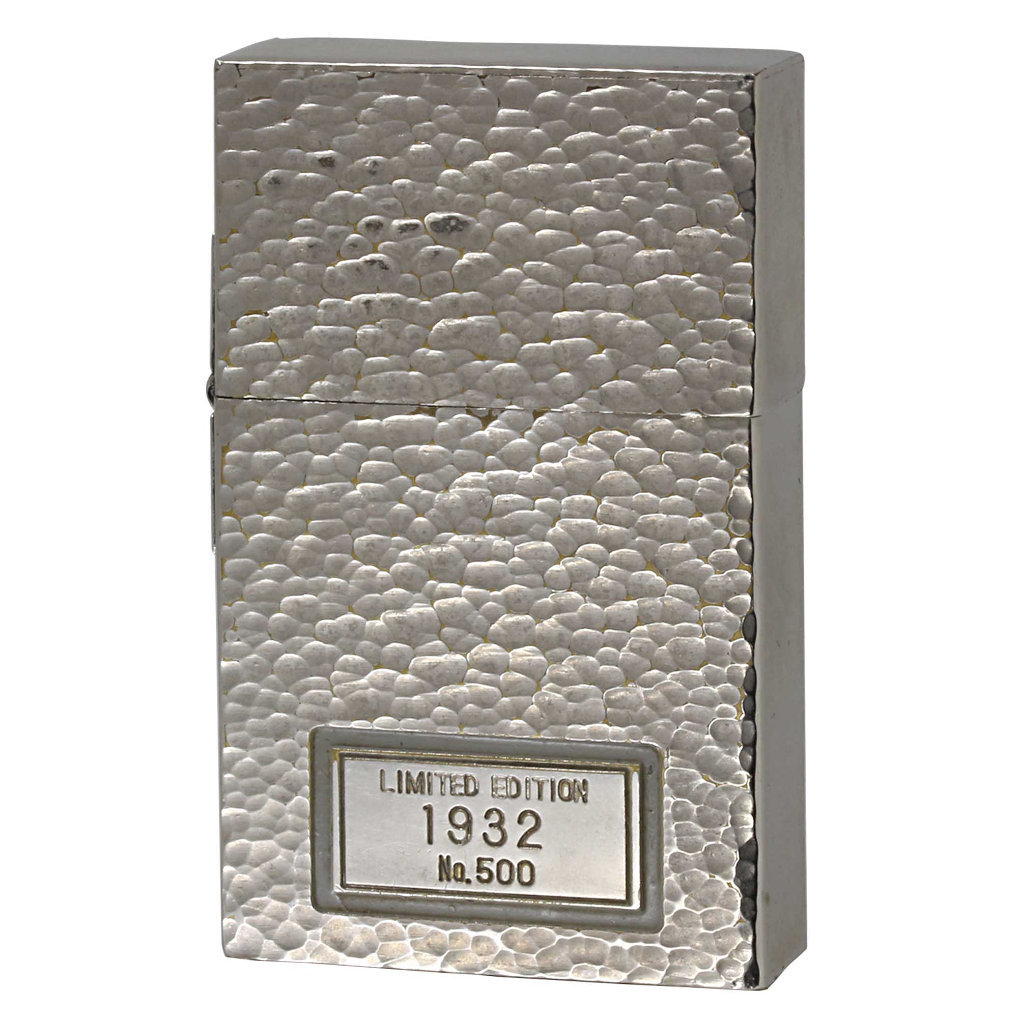 絶版/ヴィンテージ Zippo ジッポー 中古 1990年代後半 製造 1932レプリカ セカンドリリース ハンマートーン 限定 No.500  [C]使用感あり傷汚れあり