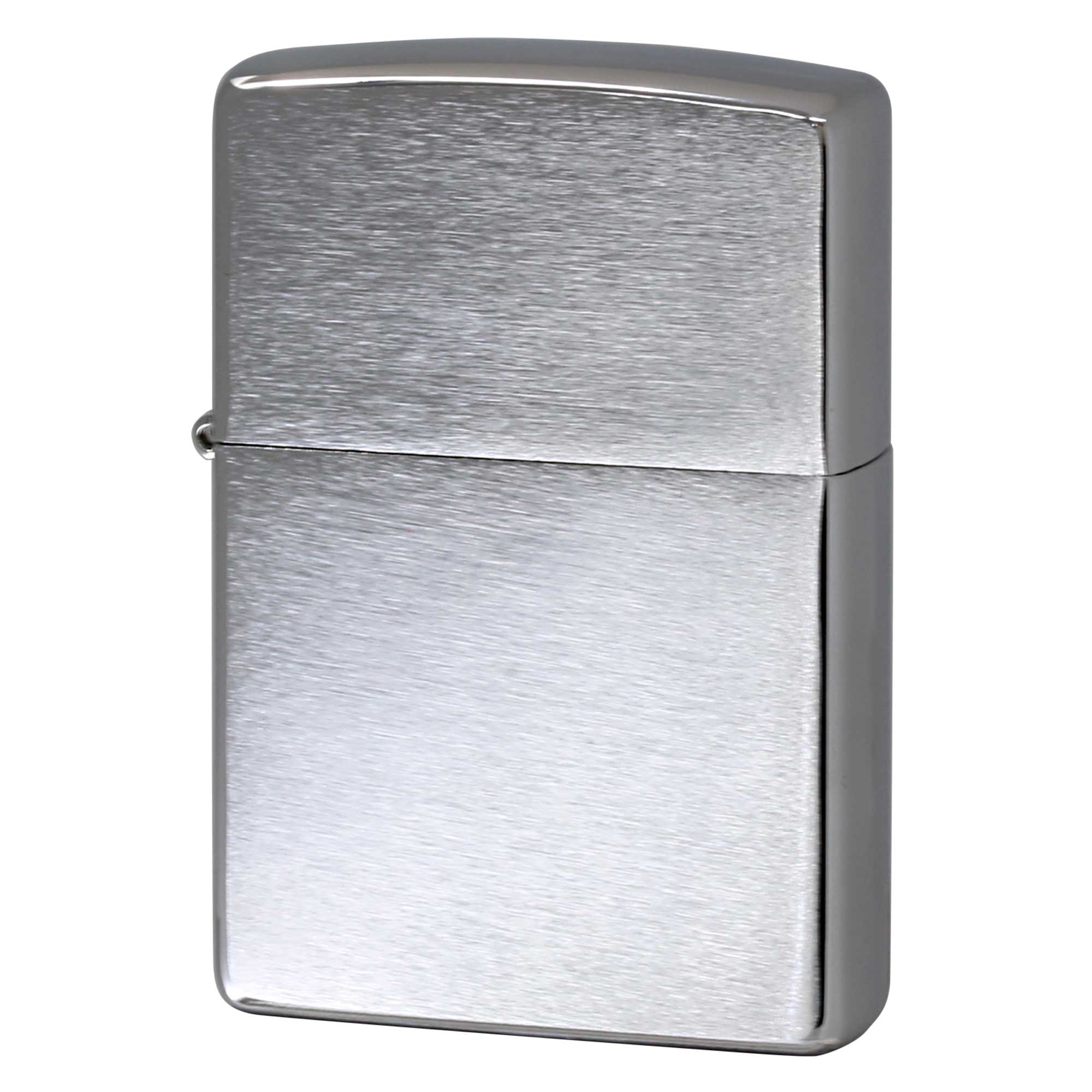 絶版/ヴィンテージ Zippo ジッポー 中古 1999年製造 ブラッシュドクローム Brushed Chrome No.200  [A]使用感少なく状態が良い