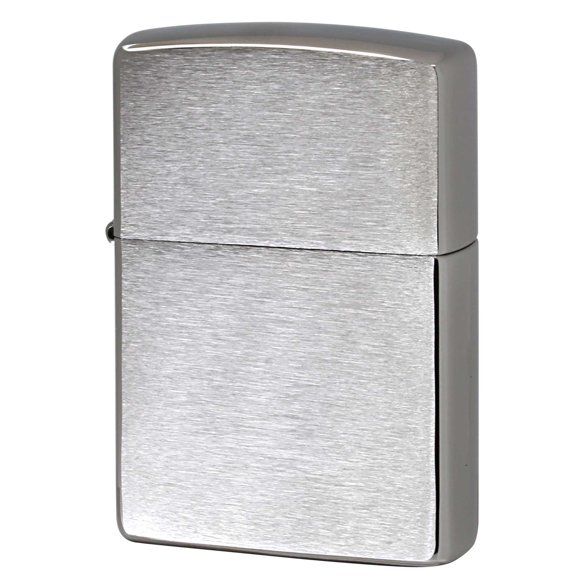 絶版/ヴィンテージ Zippo ジッポー 中古 2025年製造 ブラッシュドクローム Brushed Chrome No.200  [A]使用感少なく状態が良い
