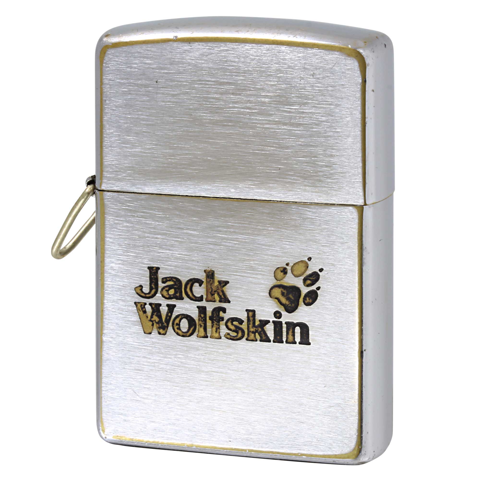絶版/ヴィンテージ Zippo ジッポー 中古 1996年製造 ジャックウルフスキン Jack Wolfskin  [C]使用感あり傷汚れあり