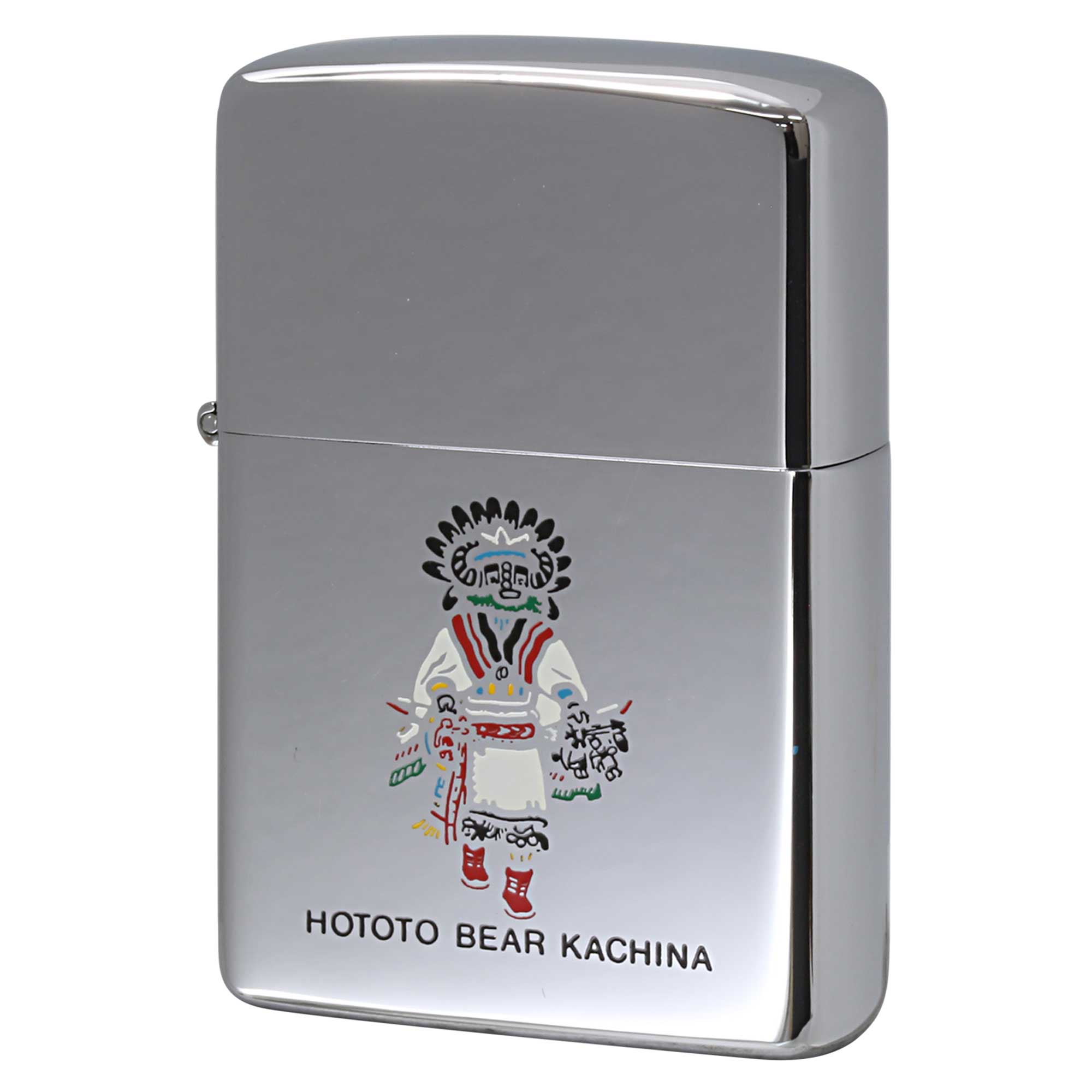 絶版/ヴィンテージ Zippo ジッポー 中古 1977年製造 HOTOTO BEAR KACHINA ホトト・ベア・カチナ  [S]ほぼ新品同様