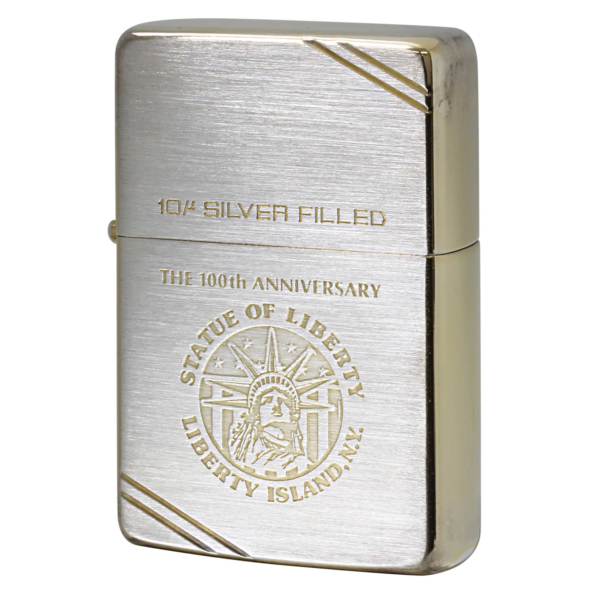 絶版/ヴィンテージ Zippo ジッポー 中古 1987年製造 1937レプリカ The 100th Anniversary STATUE OF LIBERTY 自由の女神像 100周年記念  [A]使用感少なく状態が良い
