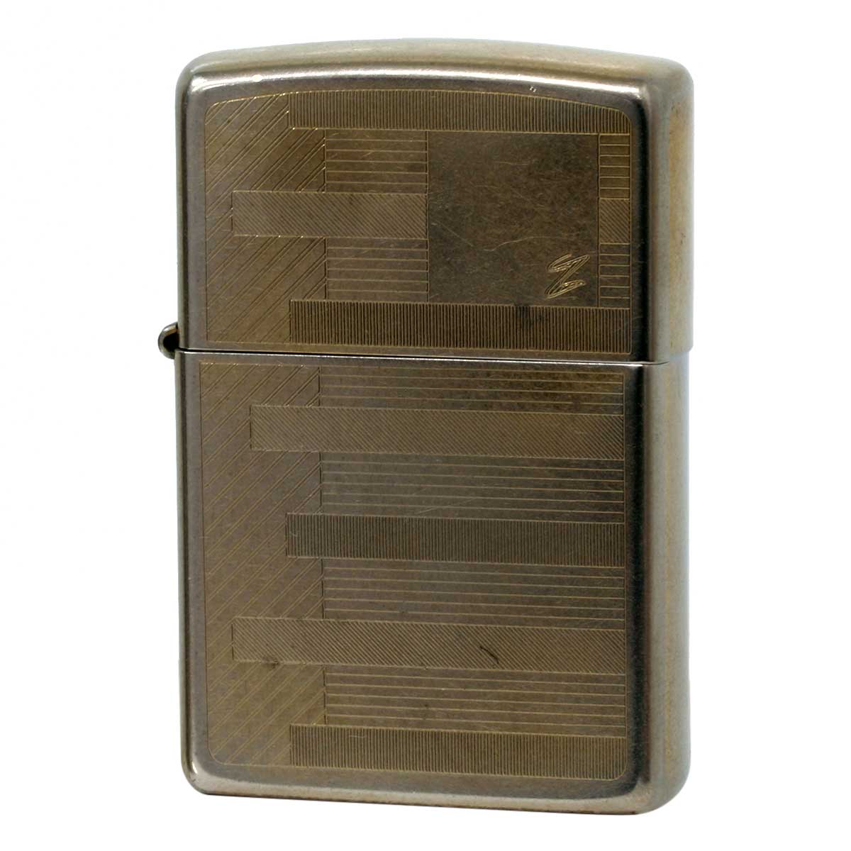 絶版/ヴィンテージ Zippo ジッポー 中古 2014年製造 ベル・コーガン Tumbled Brass engraving  [C]使用感あり傷汚れあり