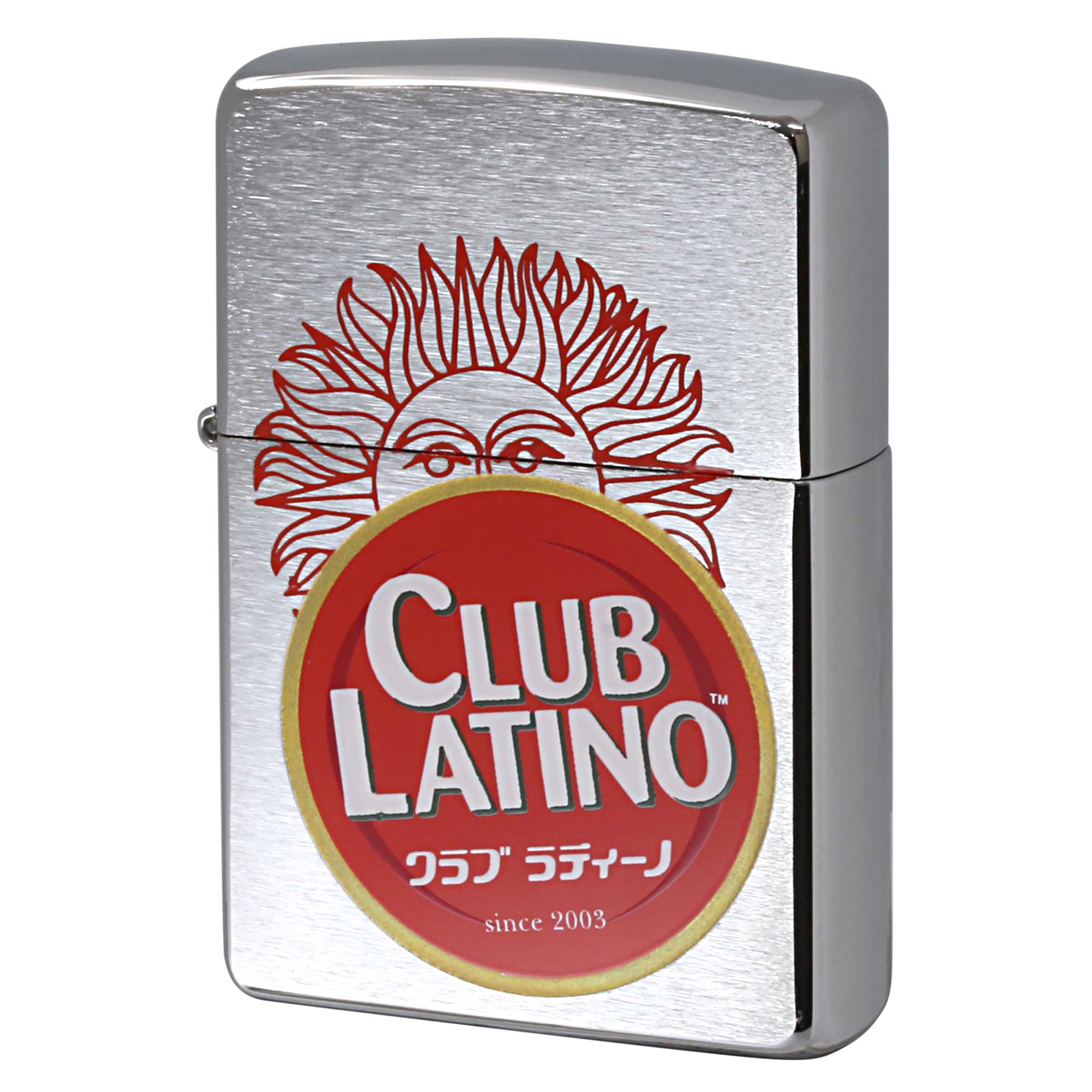 絶版/ヴィンテージ Zippo ジッポー 中古 2003年製造 CLUB LATINO since2003 クラブ ラティーノ  [S]ほぼ新品同様