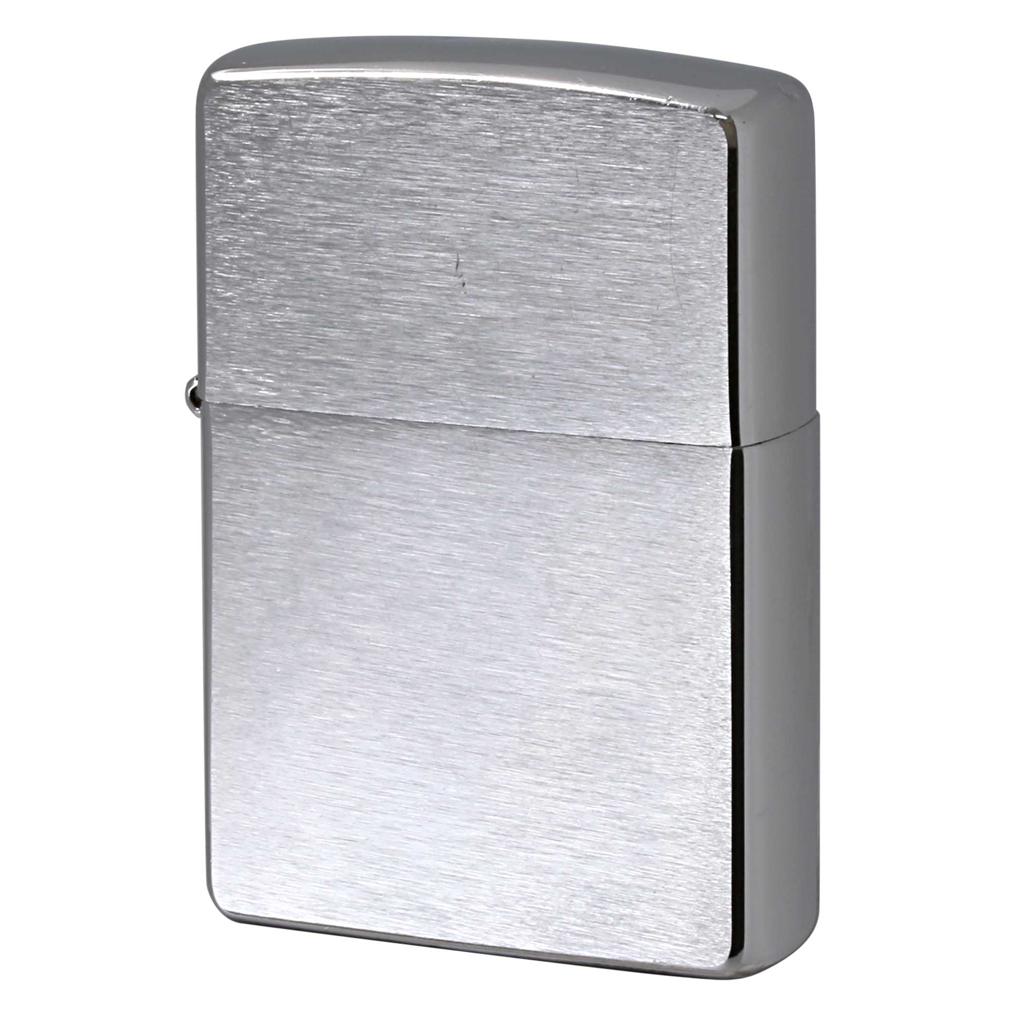 絶版/ヴィンテージ Zippo ジッポー 中古 2004年製造 ブラッシュドクローム  [B]使用感ありやや傷汚れあり