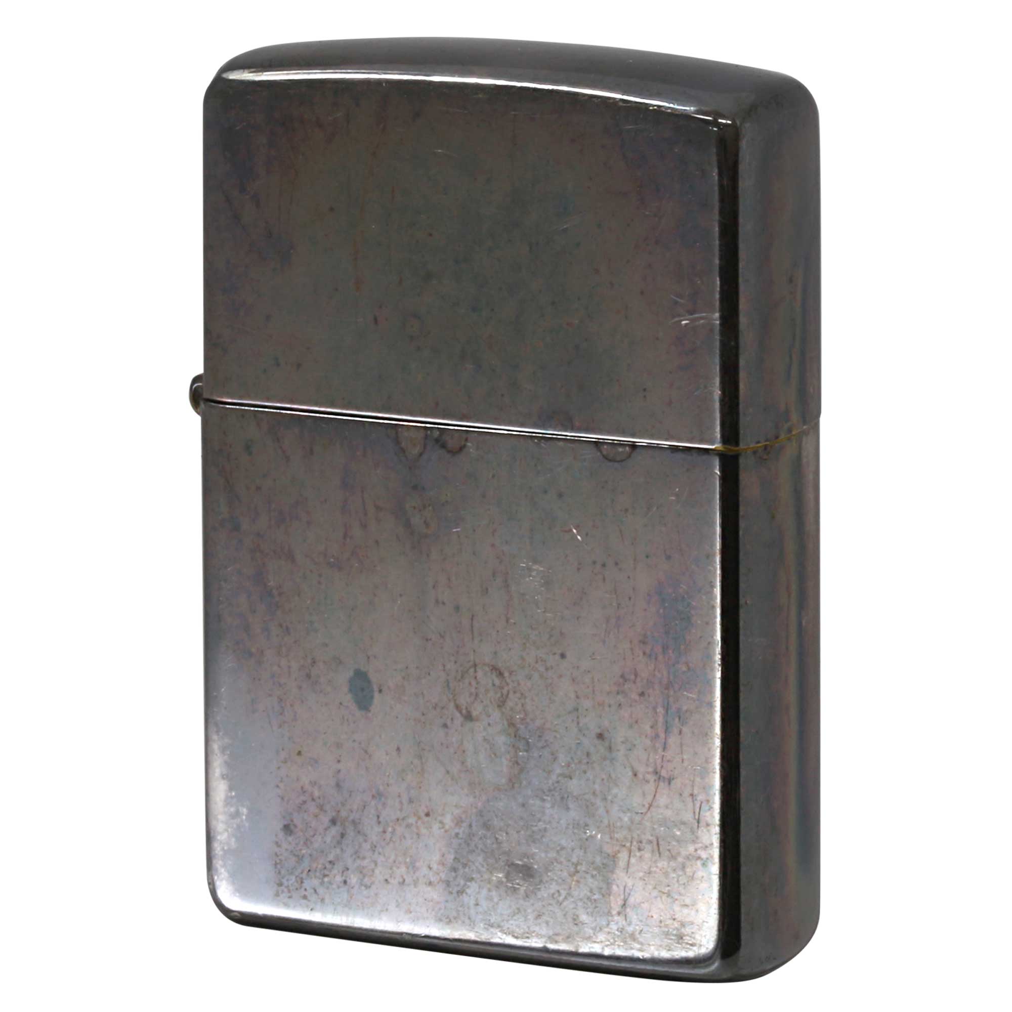 絶版/ヴィンテージ Zippo ジッポー 中古 2000年製造 シルバーメッキ 無地  [C]使用感あり傷汚れあり