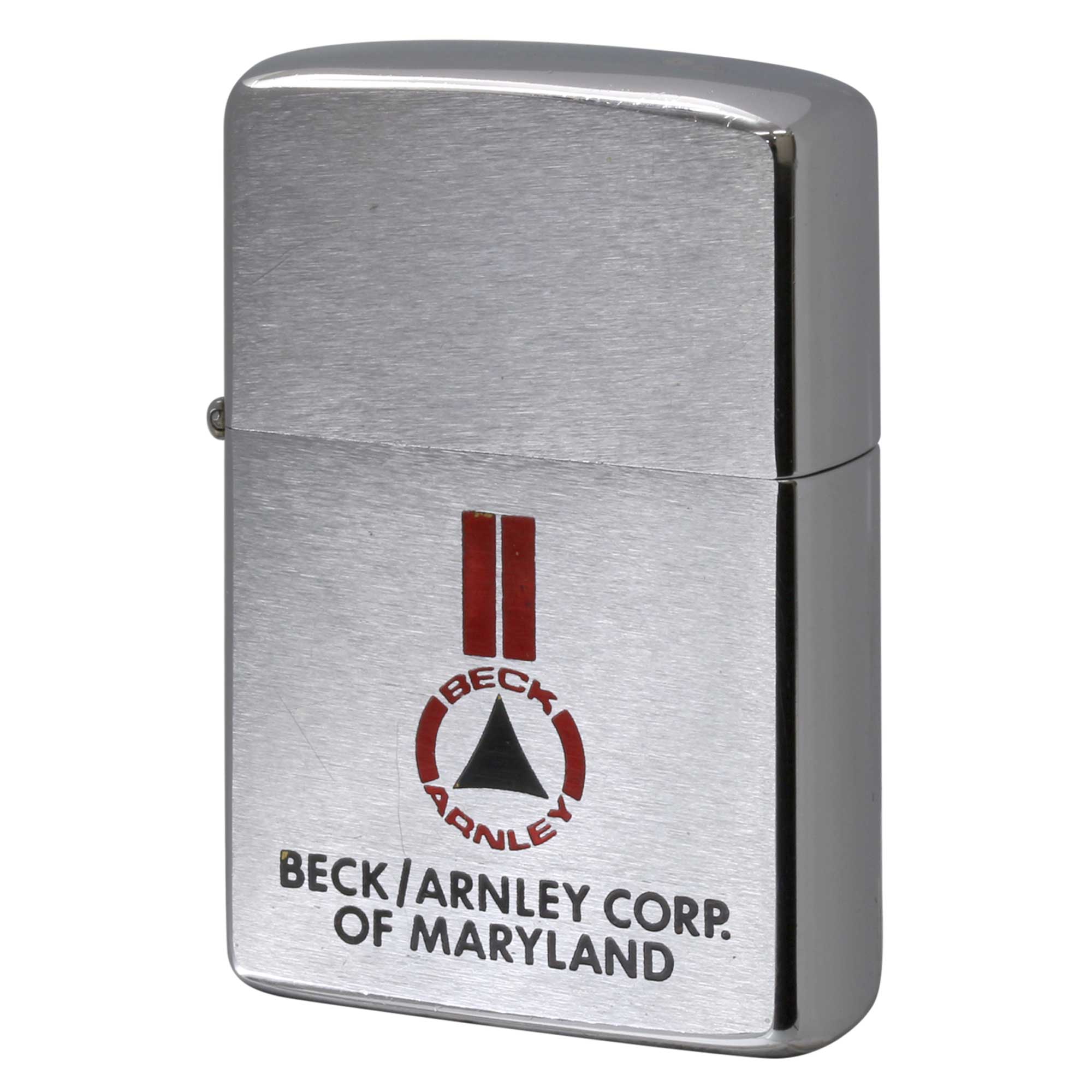 絶版/ヴィンテージ Zippo ジッポー 中古 1975年製造 BECK / ARNLEY CORP. OF MARYLAND  [B]使用感ありやや傷汚れあり