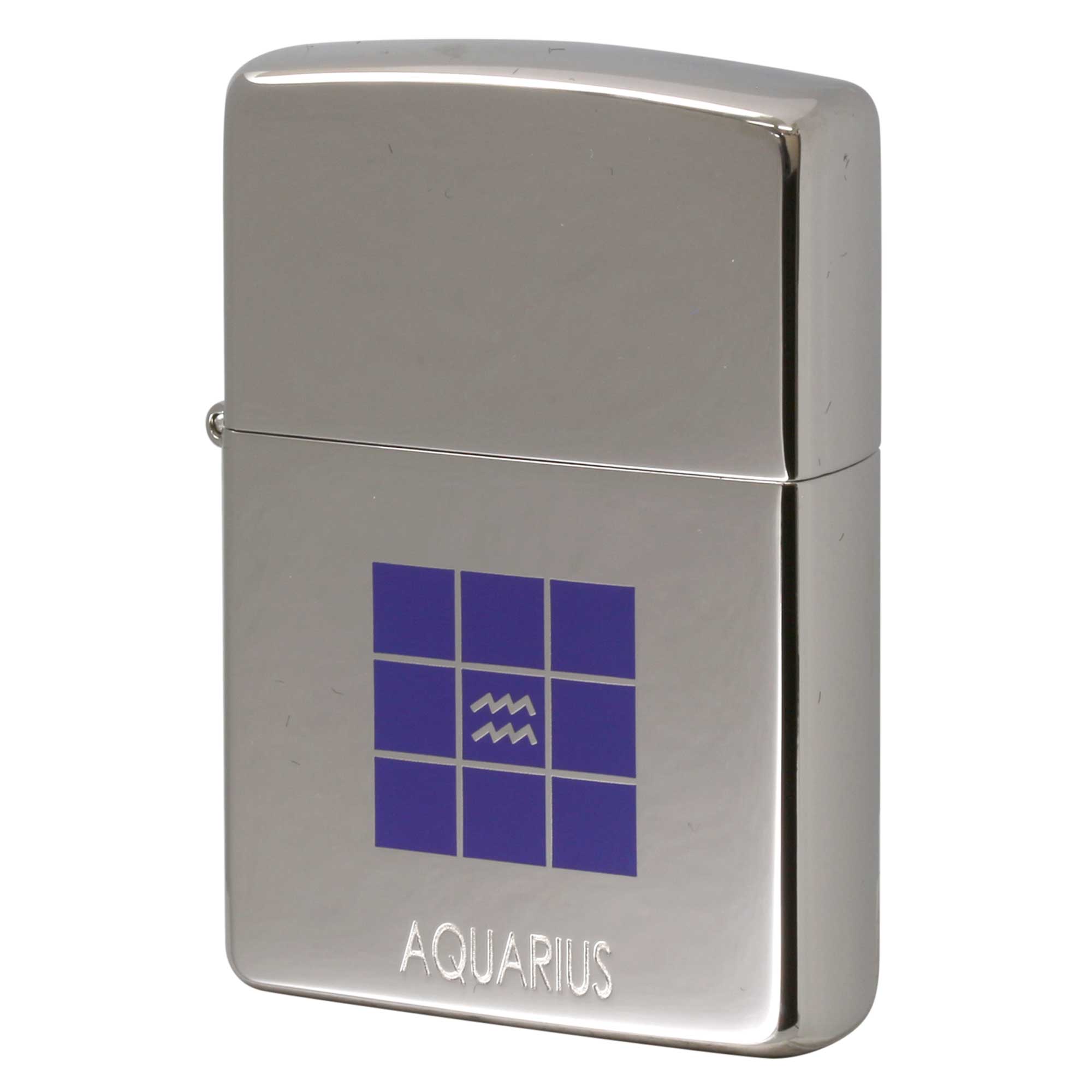 絶版/ヴィンテージ Zippo ジッポー 中古 2003年製造 AQUARIUS 水瓶座  [N]未使用・新品