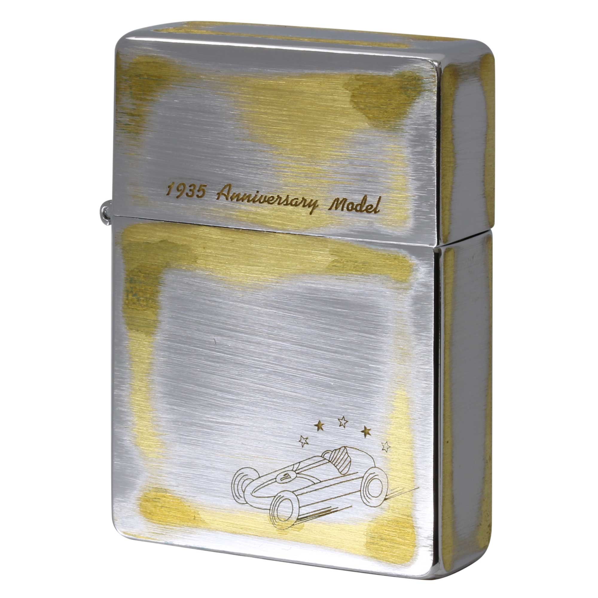 絶版/ヴィンテージ Zippo ジッポー 中古 2007年製造 1935レプリカ OLD DAY ホットロード 1935OLD-1  [N]未使用・新品
