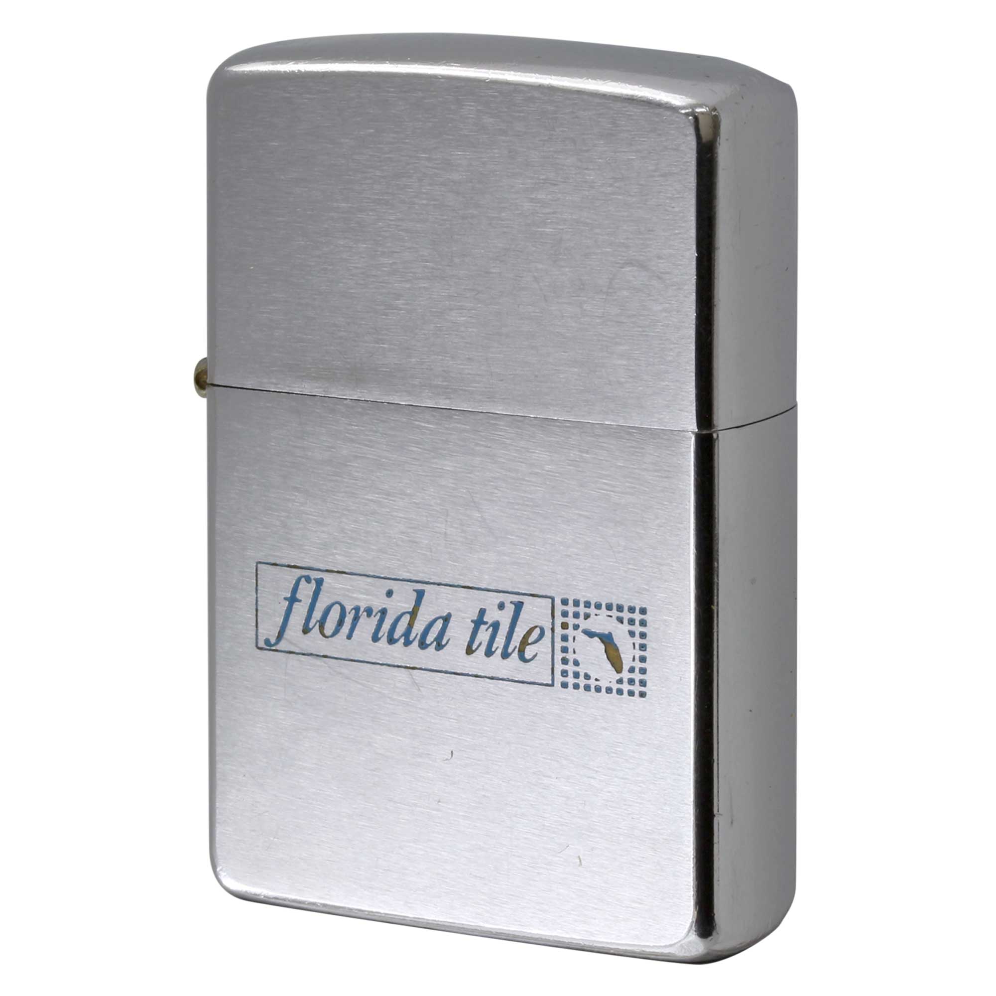 絶版/ヴィンテージ Zippo ジッポー 中古 1972年製造 Florida Tile フロリダ・タイル  [B]使用感ありやや傷汚れあり