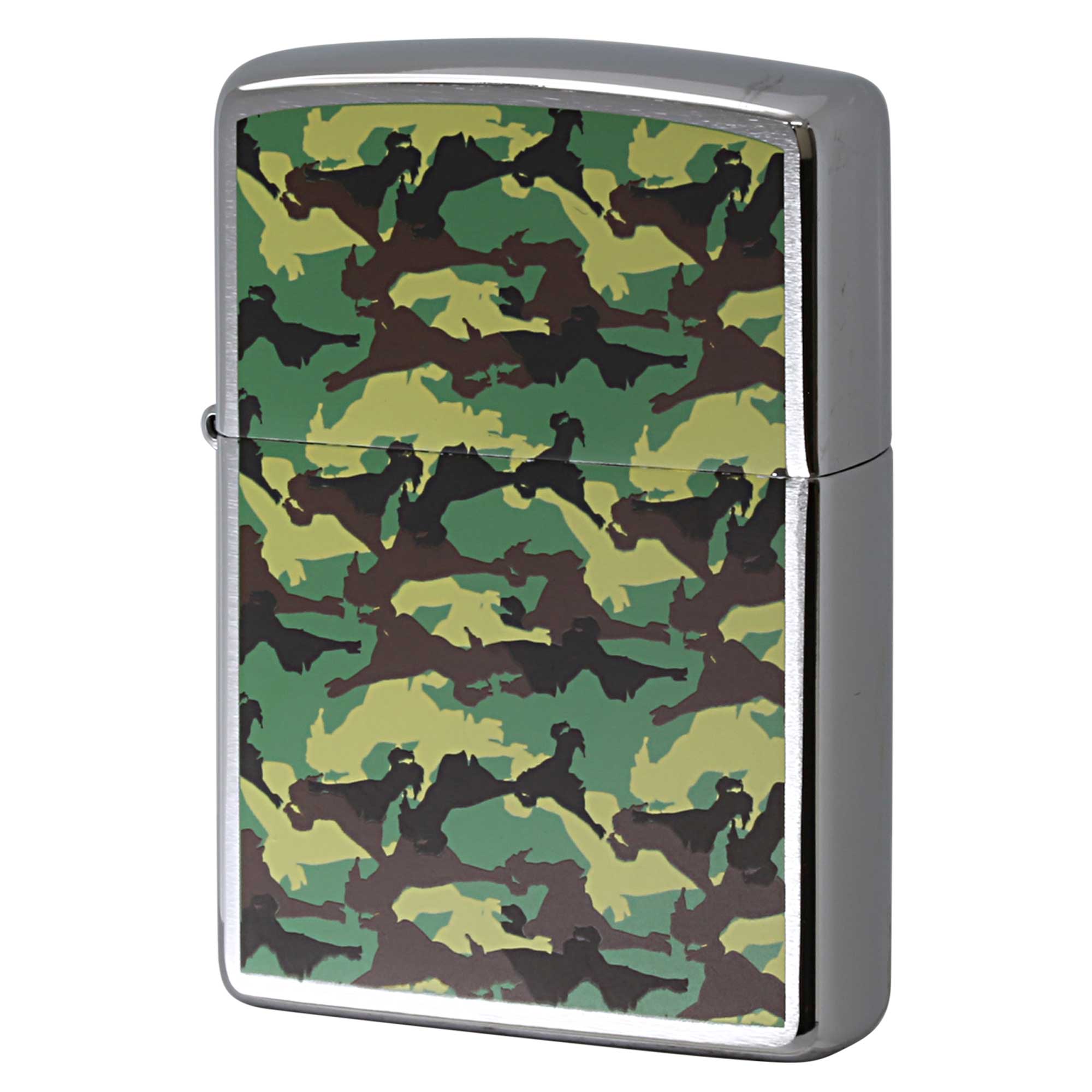 絶版/ヴィンテージ Zippo ジッポー 中古 2005年製造 迷彩 カモフラージュ柄  [N]未使用・新品
