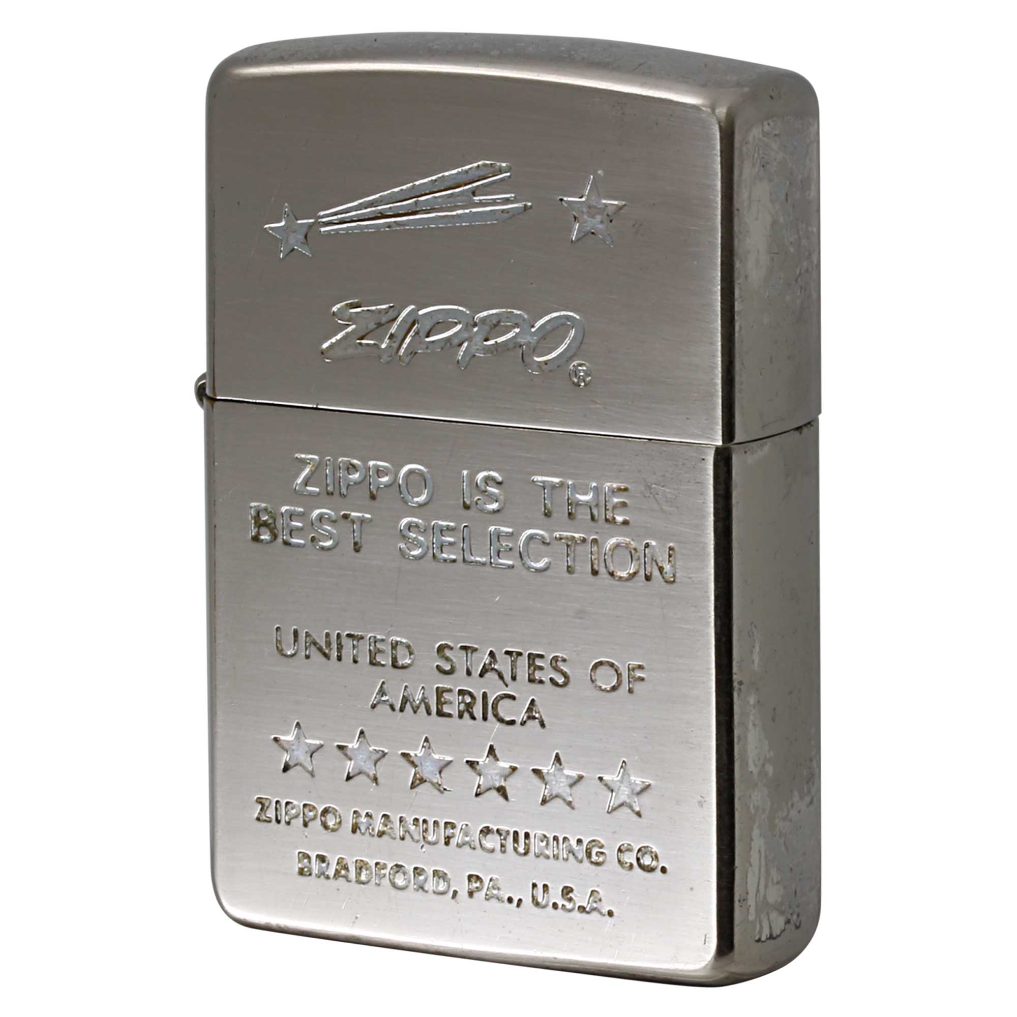 絶版/ヴィンテージ Zippo ジッポー 中古 1997年製造 ZIPPO IS THE BEST SELECTION  [C]使用感あり傷汚れあり