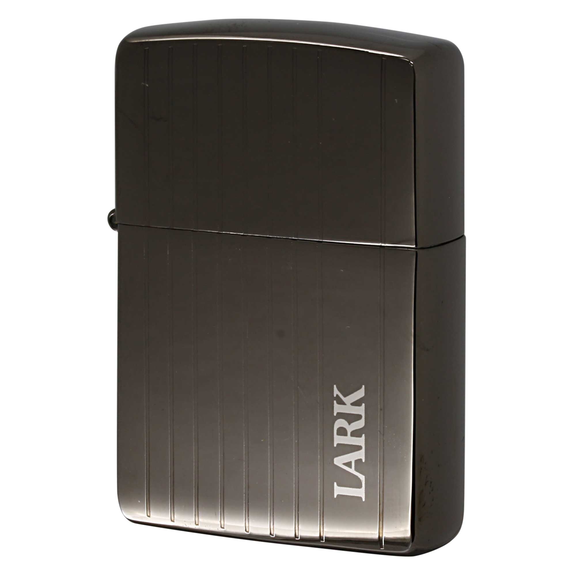 絶版/ヴィンテージ Zippo ジッポー 中古 1994年製造 LARK ラーク ブラックチタン  [S]ほぼ新品同様