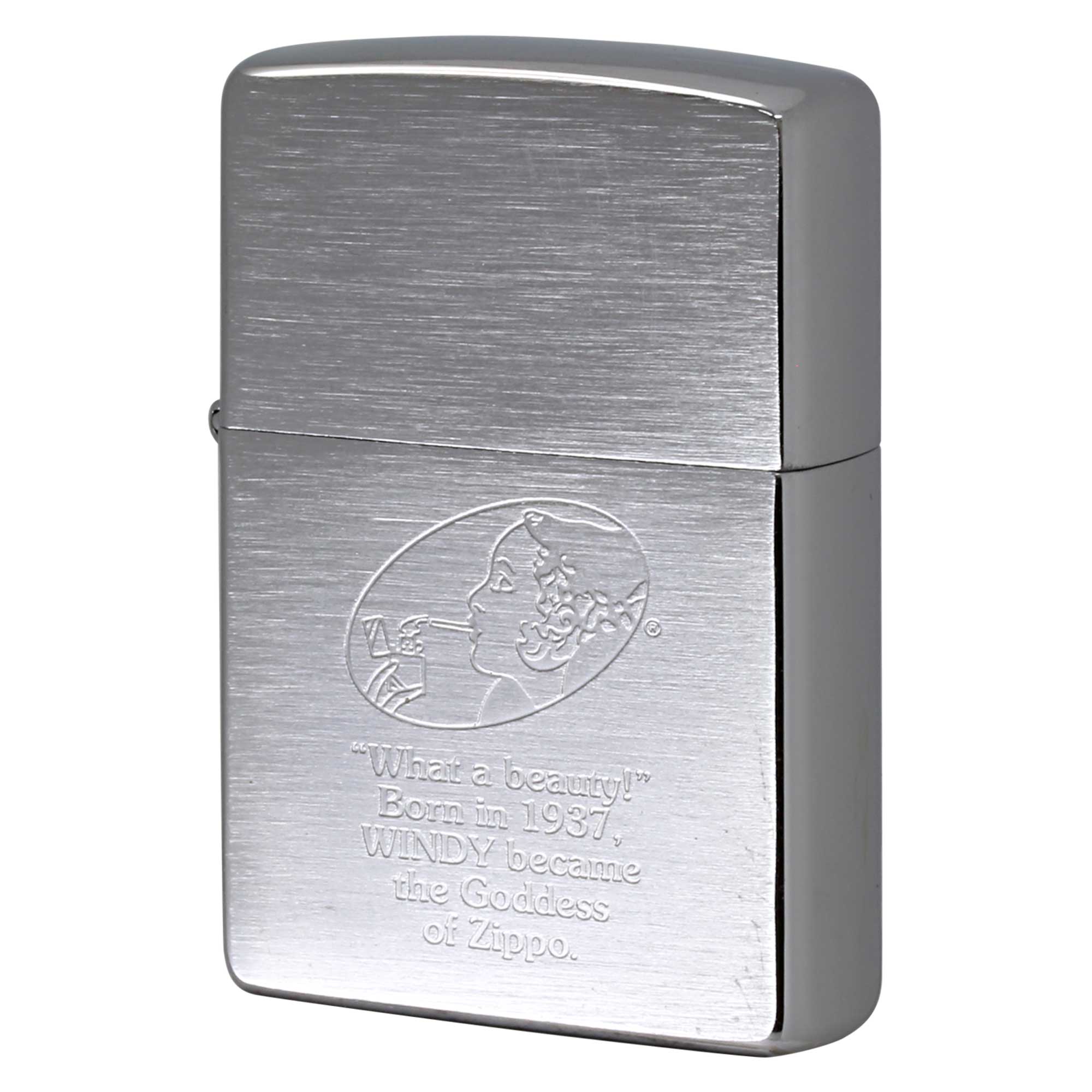 絶版/ヴィンテージ Zippo ジッポー 中古 2000年製造 Windy Girl ウインディ  [S]ほぼ新品同様