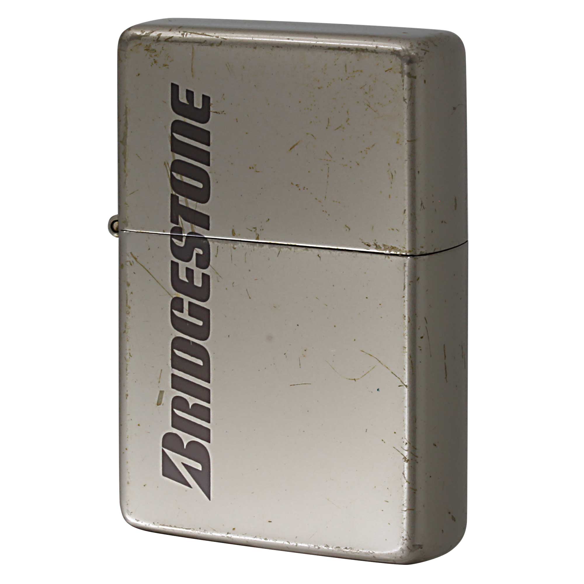 絶版/ヴィンテージ Zippo ジッポー 中古 1991年製造 1937レプリカ BRIDGESTONE ブリヂストン  [B]使用感ありやや傷汚れあり