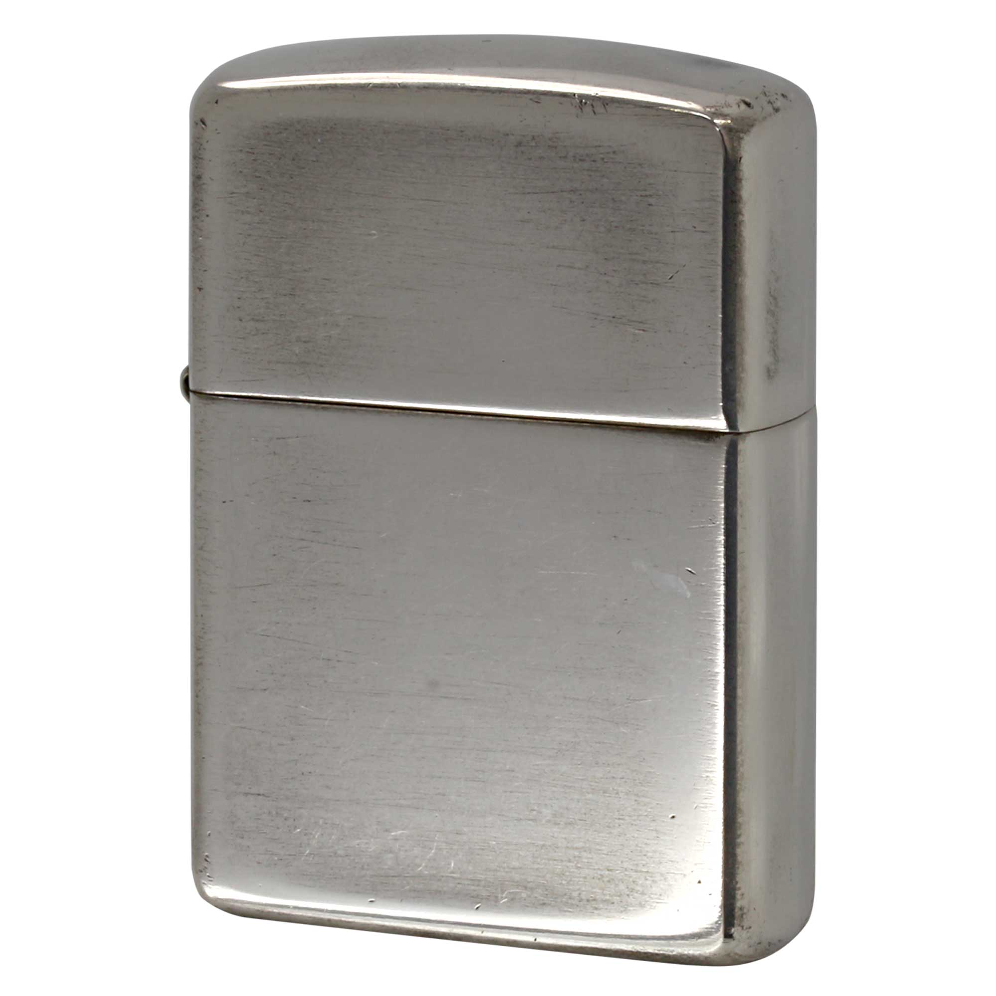 絶版/ヴィンテージ Zippo ジッポー 中古 2007年製造 アーマー 純銀 スターリングシルバー ARMOR Sterling Silver ポリッシュ 鏡面 No.26  [B]使用感ありやや傷汚れあり