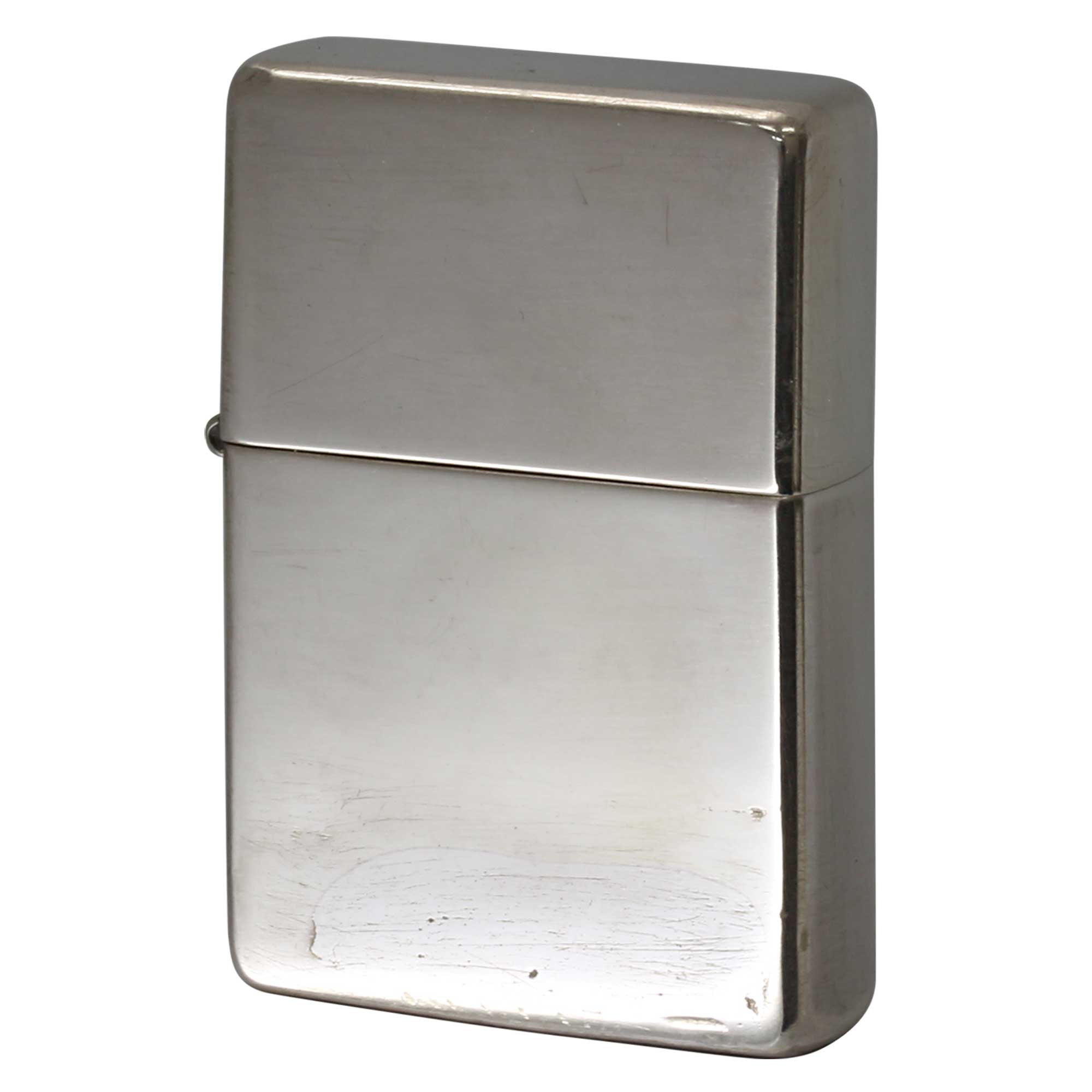 絶版/ヴィンテージ Zippo ジッポー 中古 1995年製造 1937レプリカ 純銀 スターリングシルバー 925 鏡面 ＃16  [C]使用感あり傷汚れあり