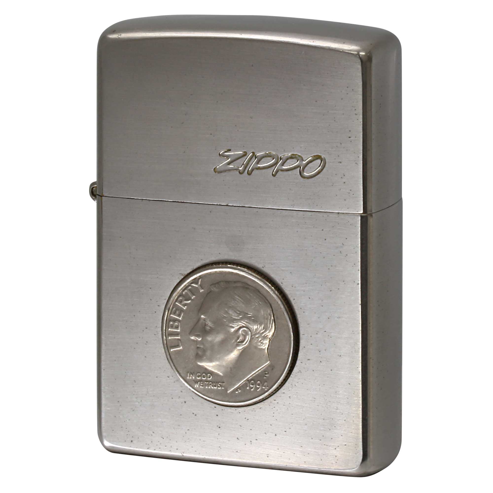 絶版/ヴィンテージ Zippo ジッポー 中古 1999年製造 LIBERTY COIN リバティコイン  [B]使用感ありやや傷汚れあり